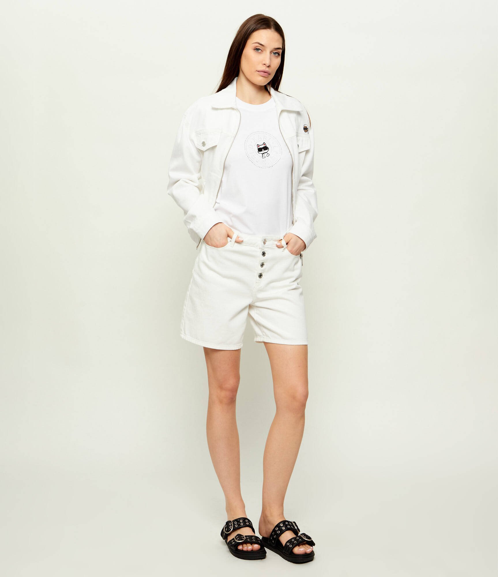 Karl Lagerfeld Tricou Ikon circle | regular fit