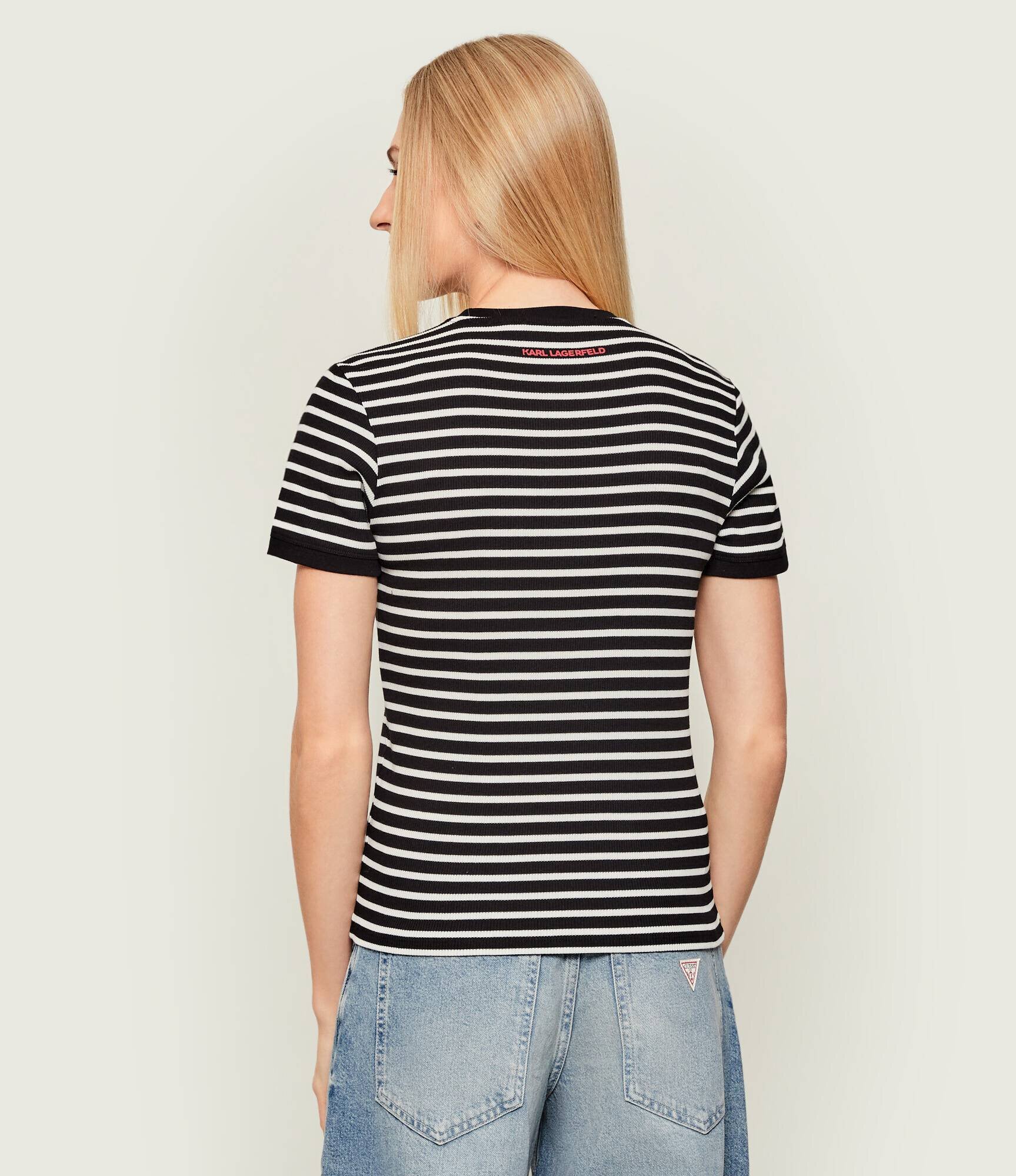 Karl Lagerfeld Tricou Ikon patch | Slim Fit