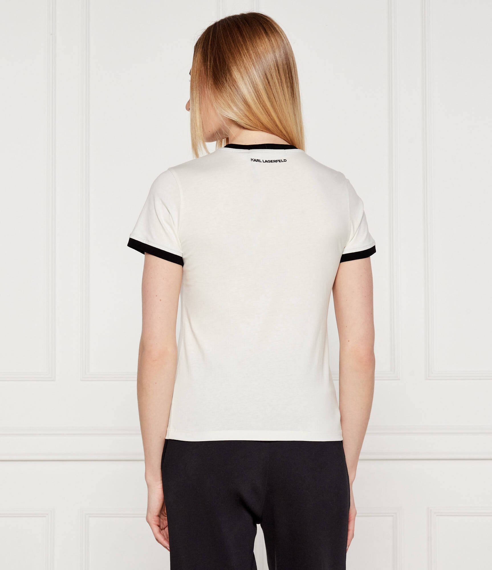 Karl Lagerfeld Tricou ikon patch | Slim Fit