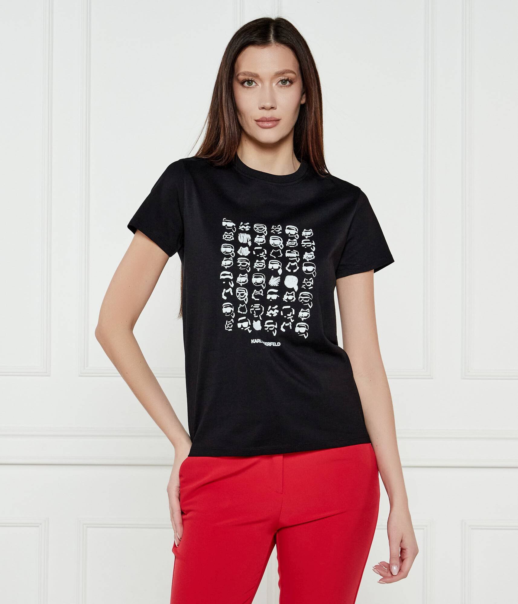 Karl Lagerfeld Tricou Ikon Seasonal Logo | regular fit