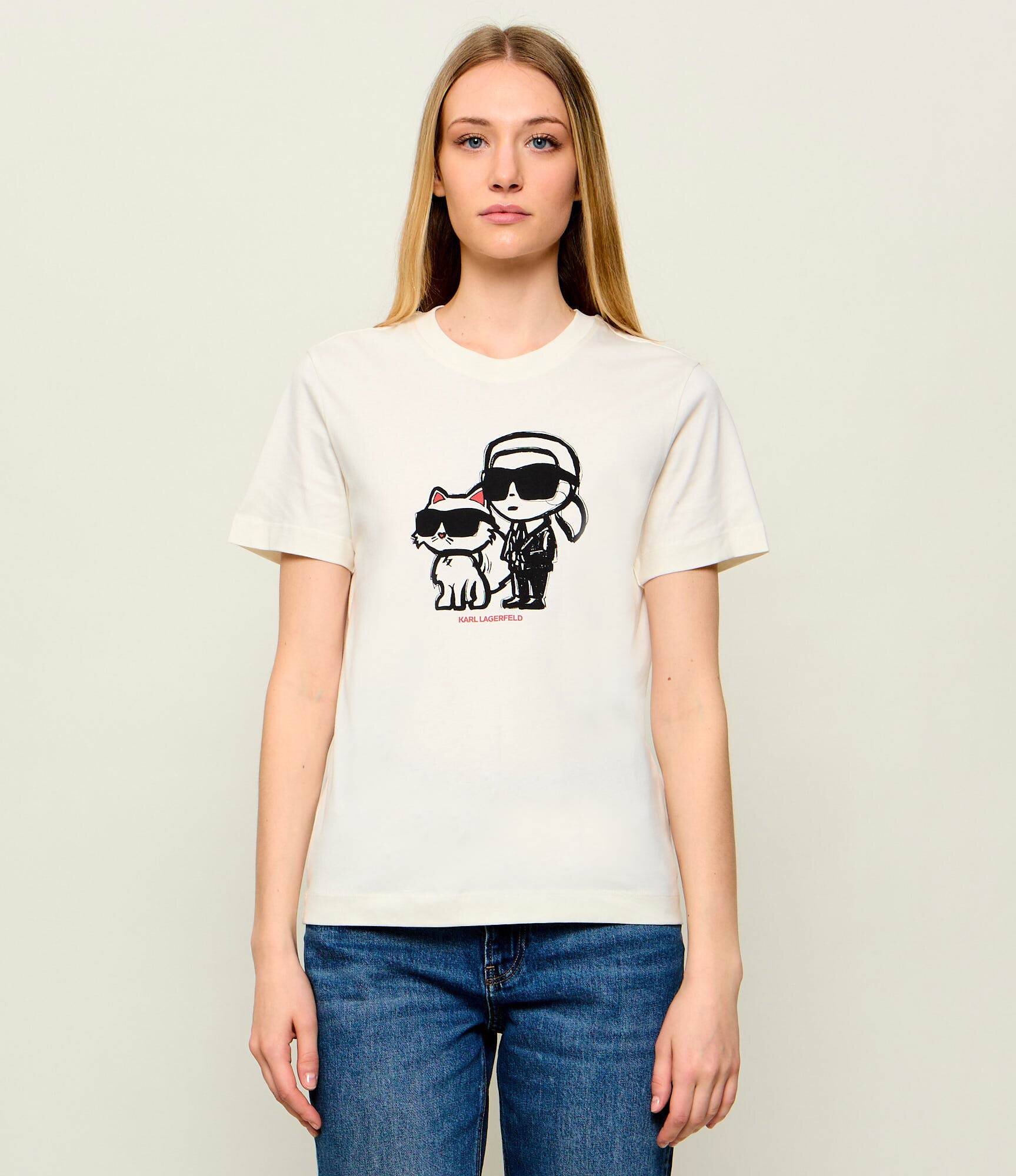 Karl Lagerfeld Tricou Ikon Sketch Duo | regular fit
