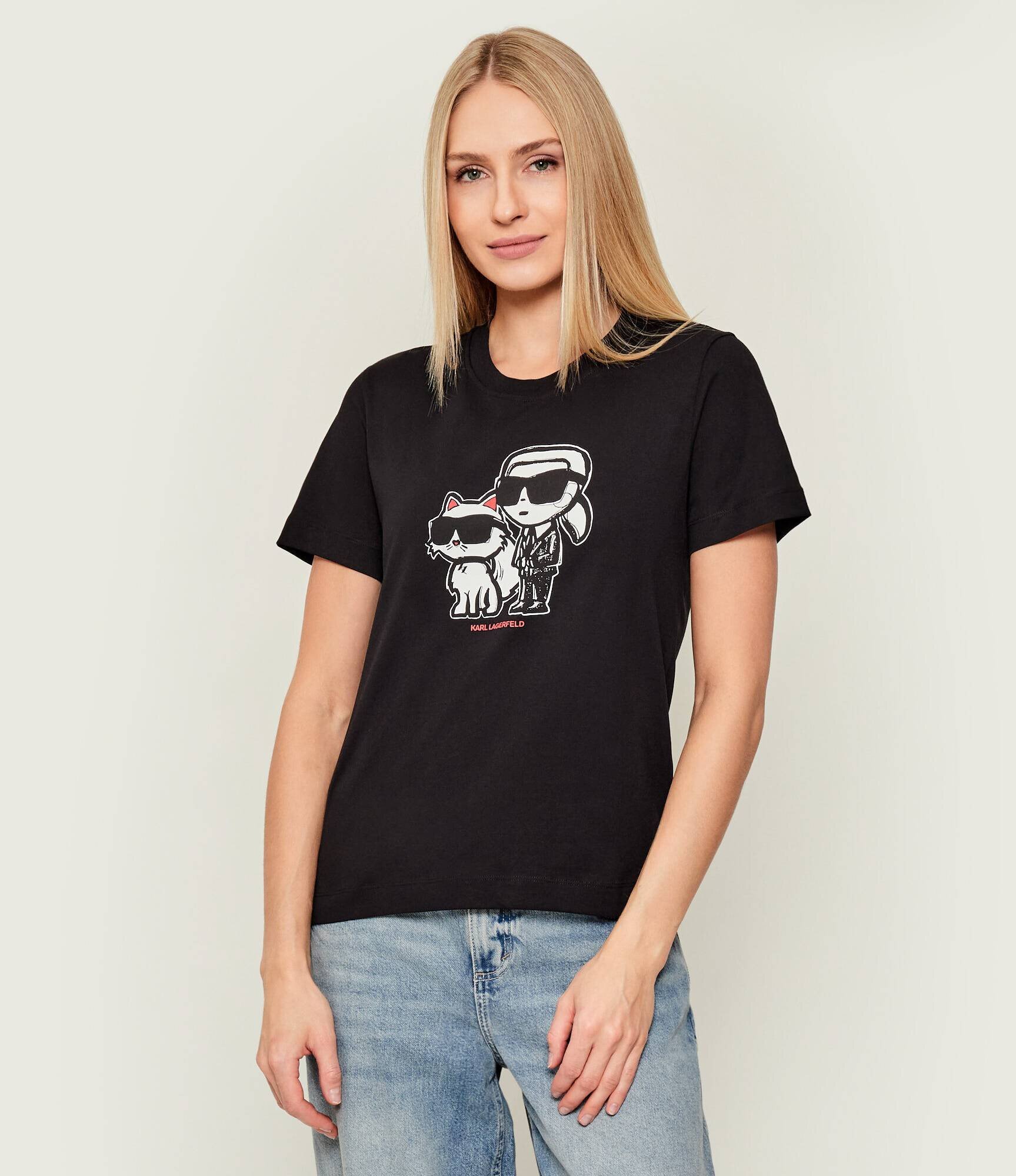 Karl Lagerfeld Tricou IKON SKETCH DUO | regular fit