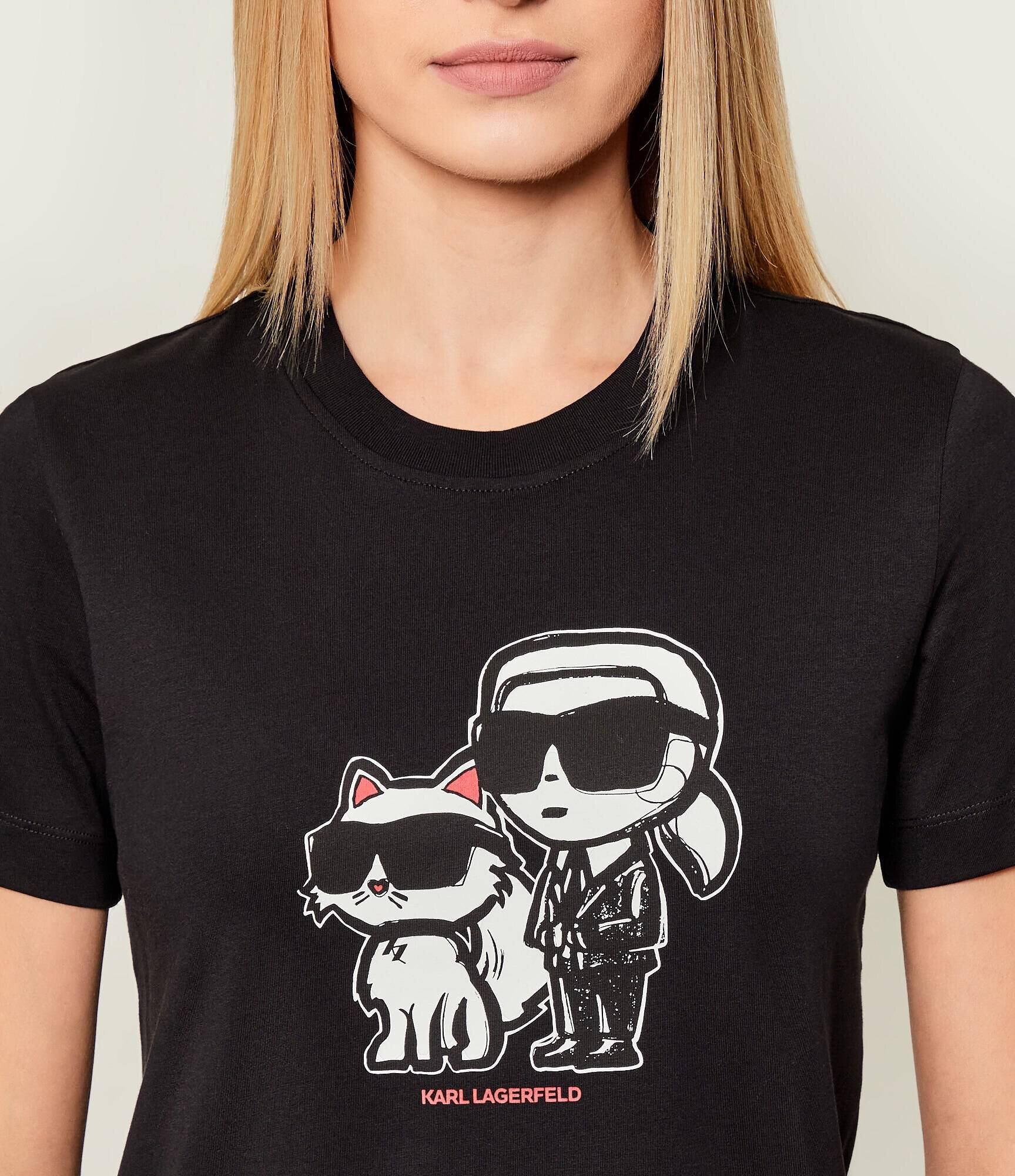 Karl Lagerfeld Tricou IKON SKETCH DUO | regular fit