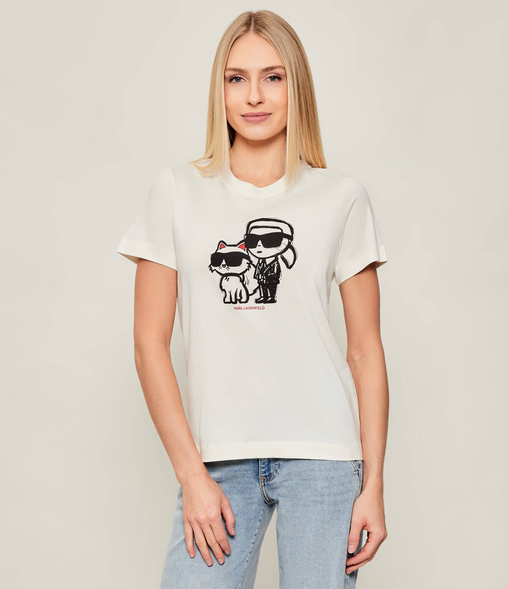 Karl Lagerfeld Tricou IKON SKETCH DUO | regular fit