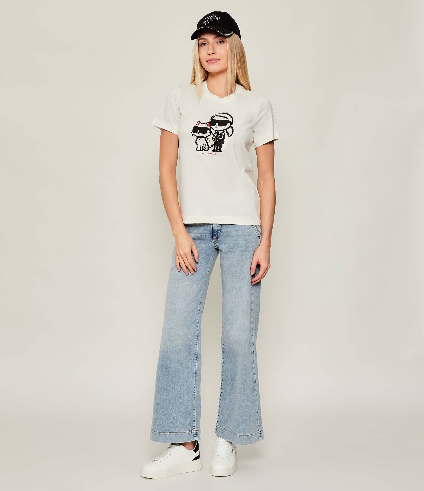 Karl Lagerfeld Tricou IKON SKETCH DUO | regular fit