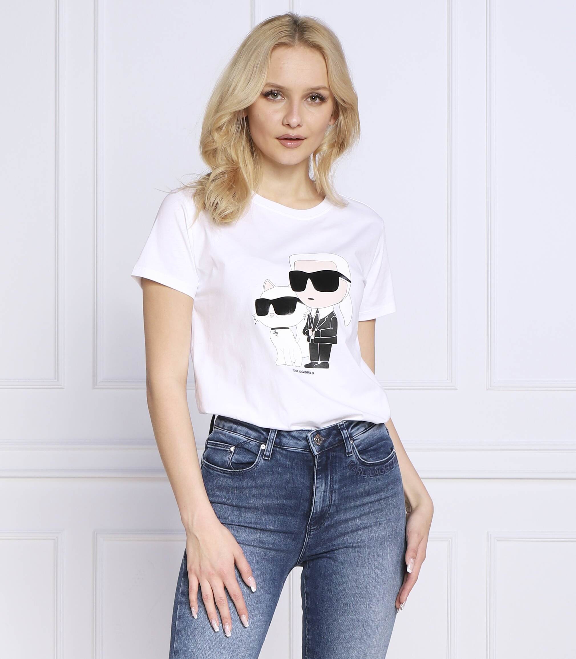 Karl Lagerfeld Tricou ikonik 2.0 | Regular Fit