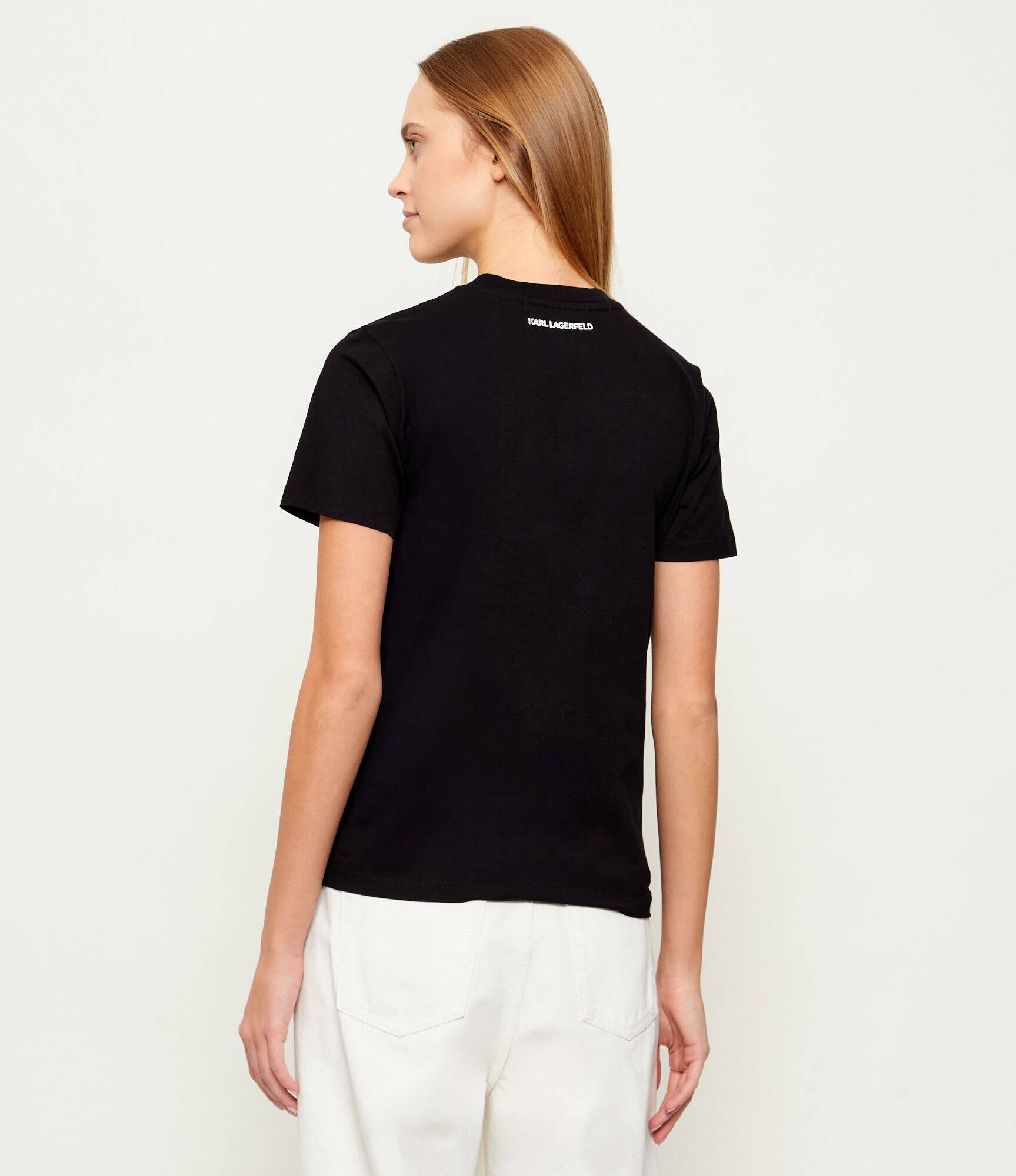 Karl Lagerfeld Tricou Portrait | Classic fit