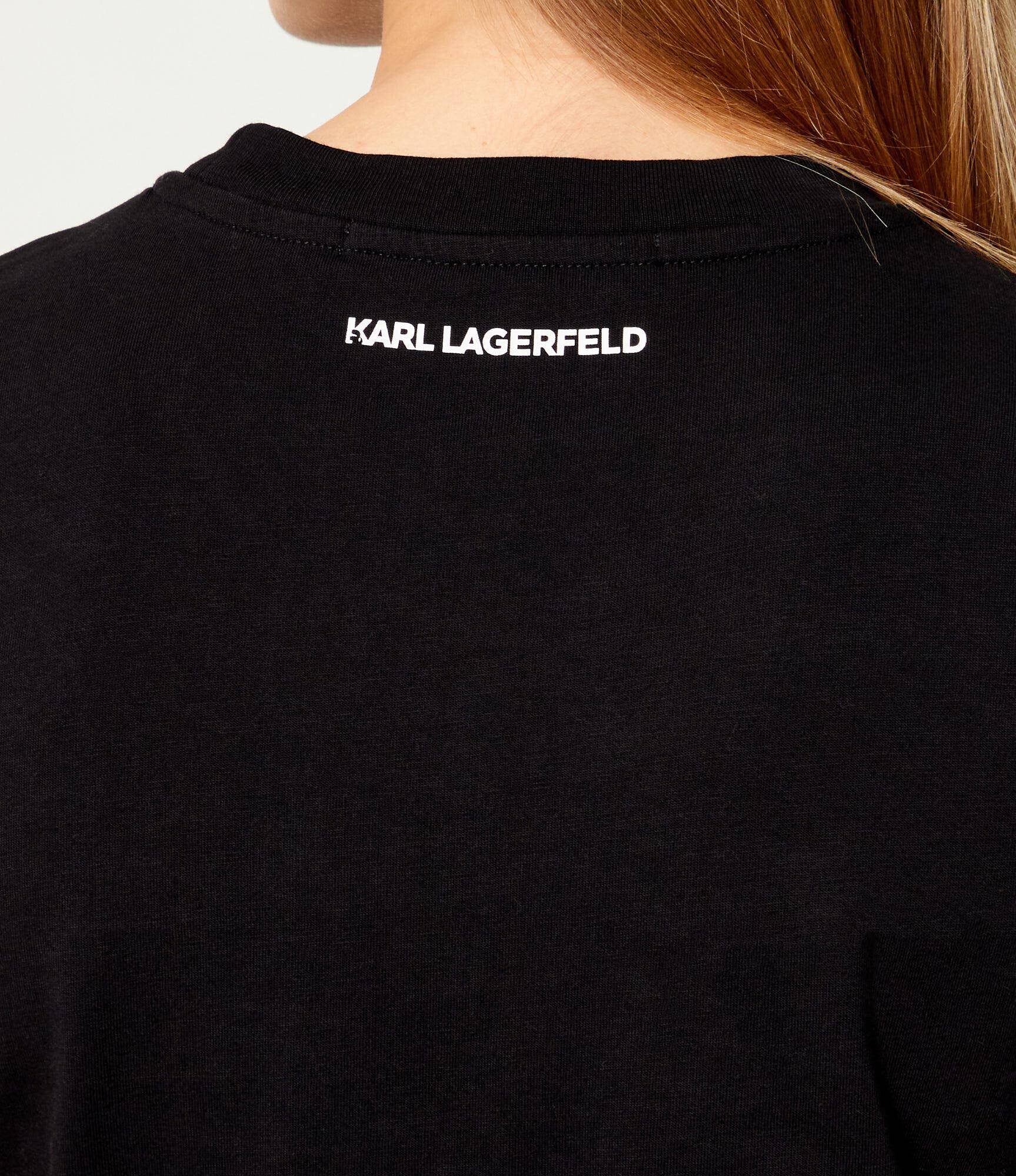 Karl Lagerfeld Tricou Portrait | Classic fit