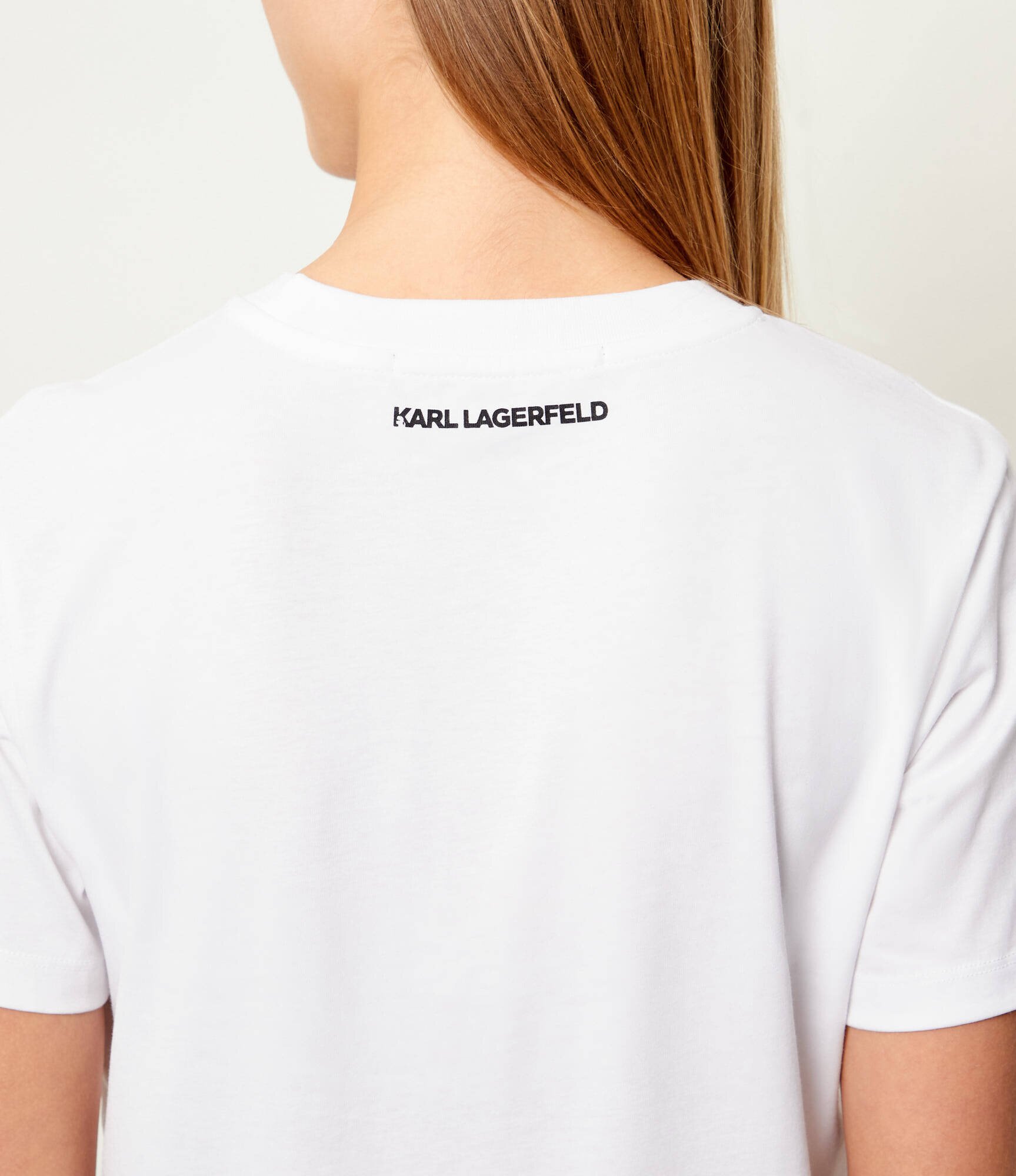 Karl Lagerfeld Tricou Portrait | Classic fit