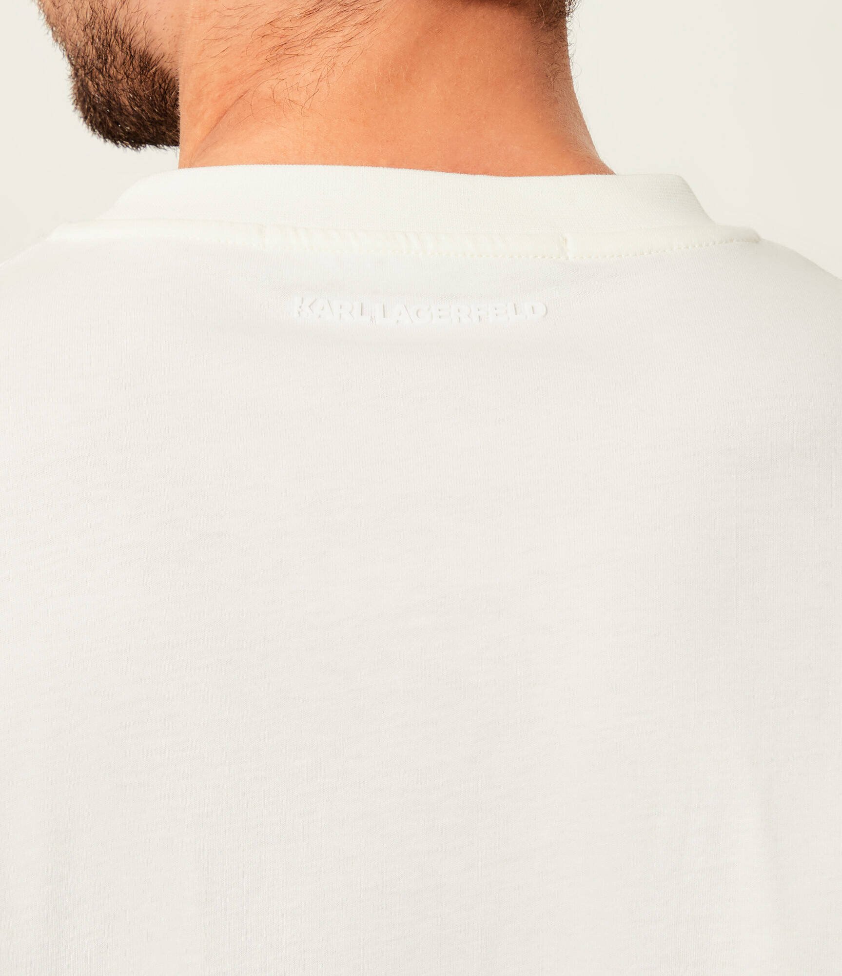 Karl Lagerfeld Tricou | regular fit cu adaos de lână