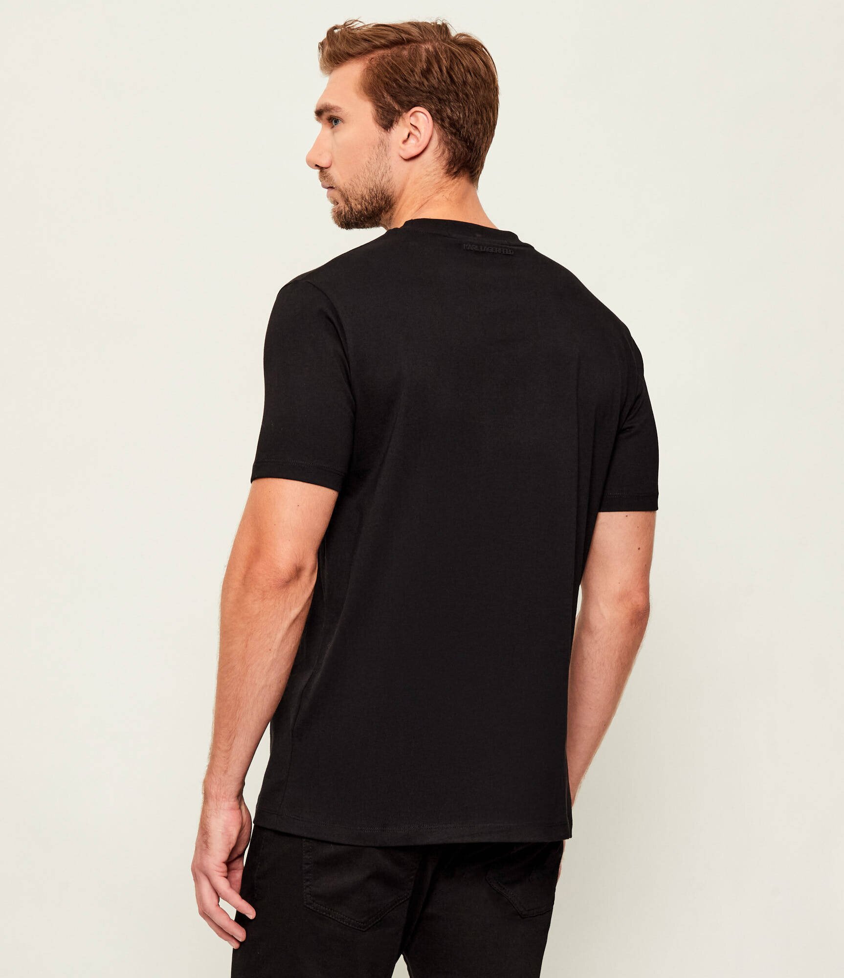 Karl Lagerfeld Tricou | regular fit cu adaos de lână