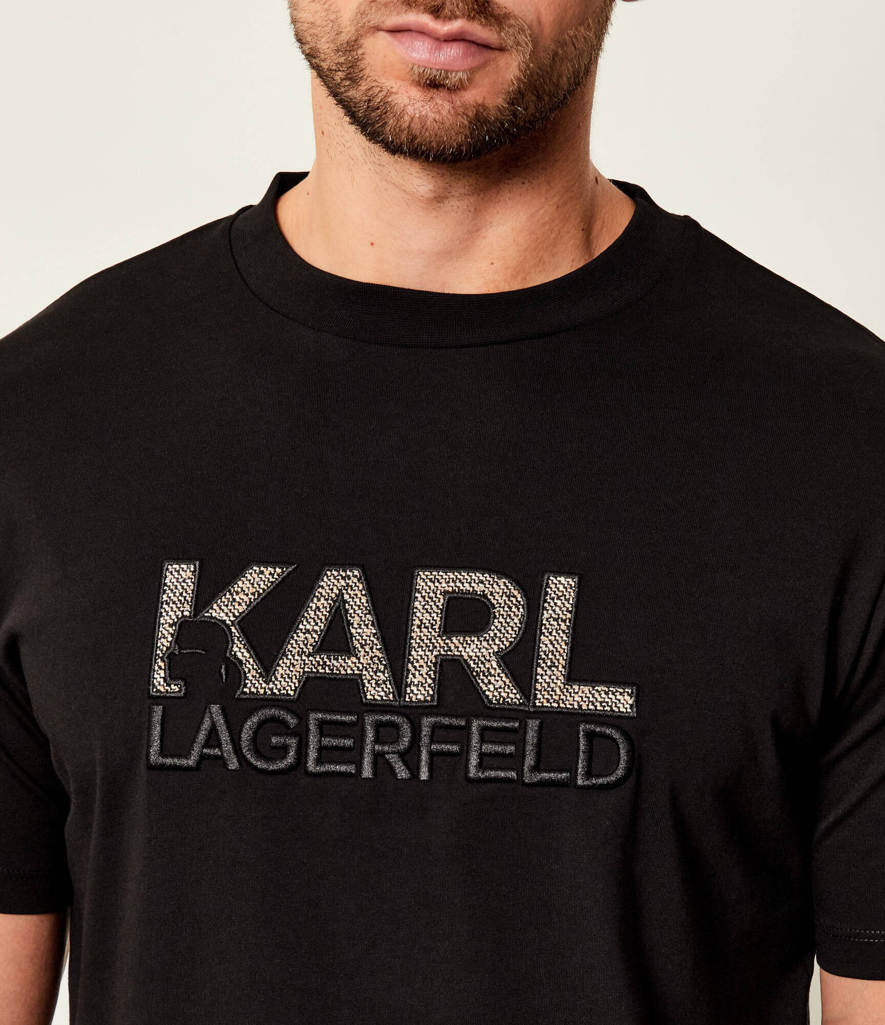 Karl Lagerfeld Tricou | regular fit cu adaos de lână