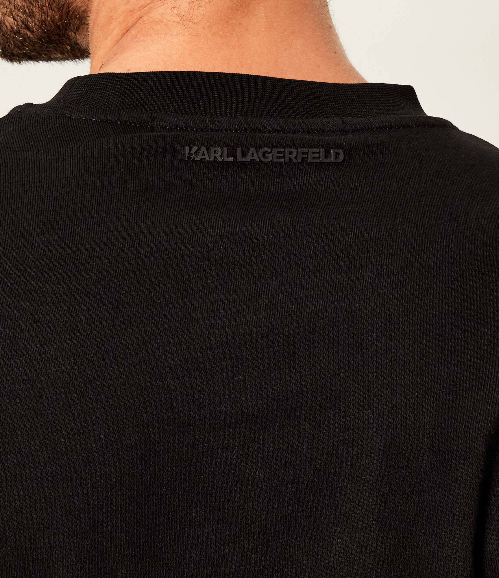 Karl Lagerfeld Tricou | regular fit cu adaos de lână