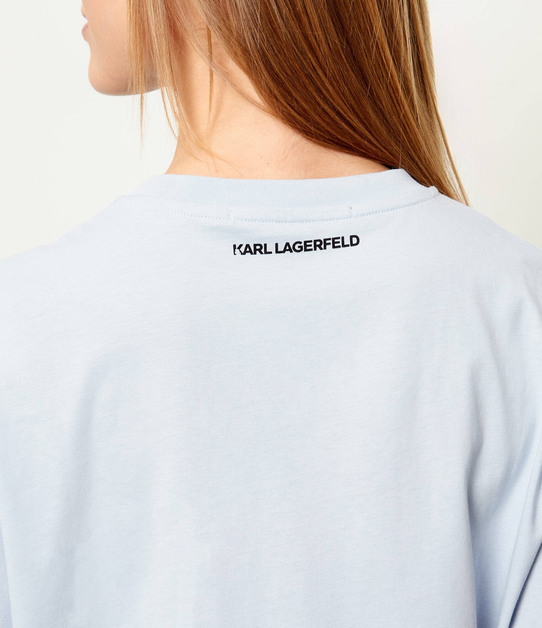 Karl Lagerfeld Tricou Signature bag | Oversize fit