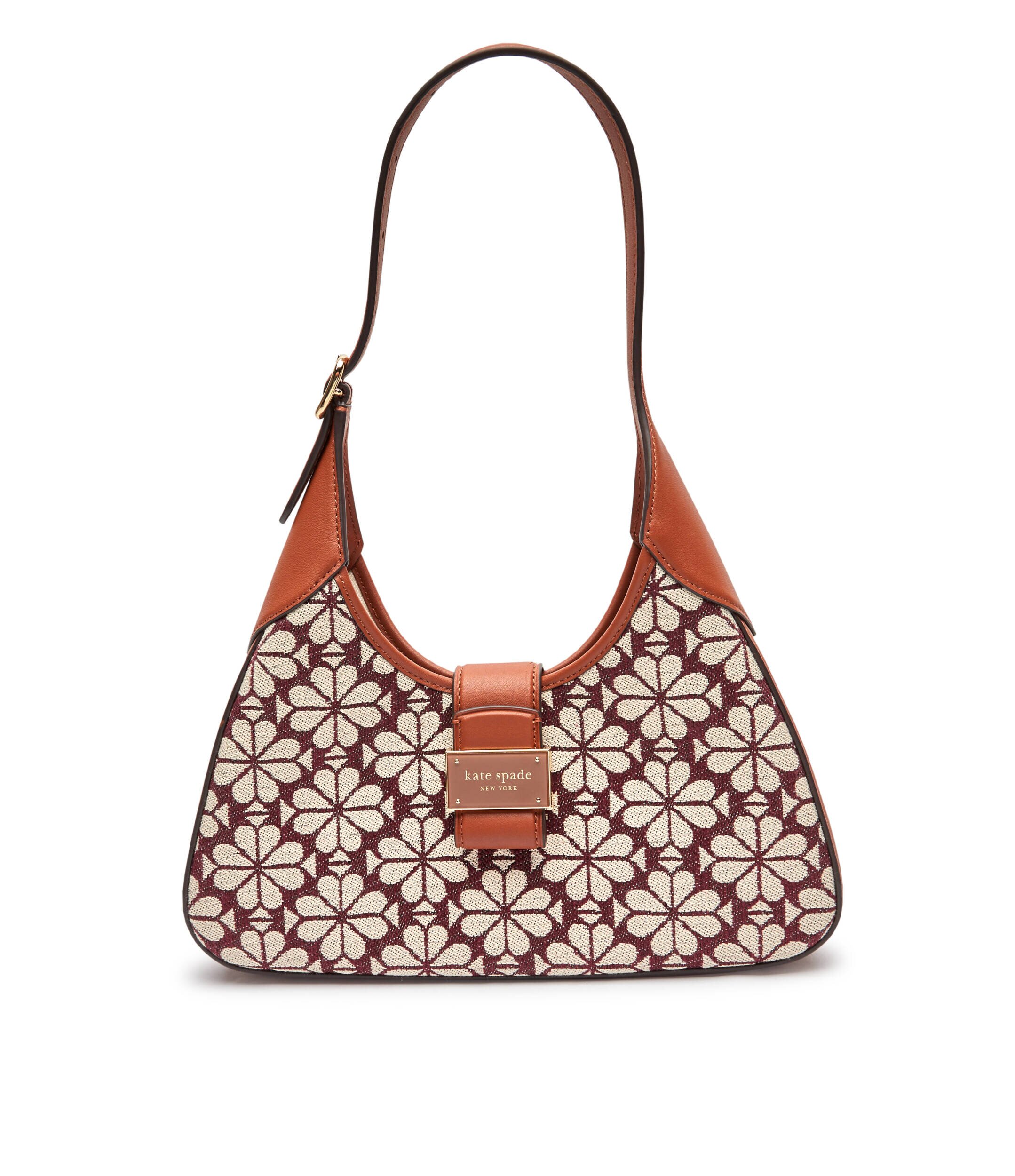 Kate Spade Hobo Spade Flower cu adaos de piele