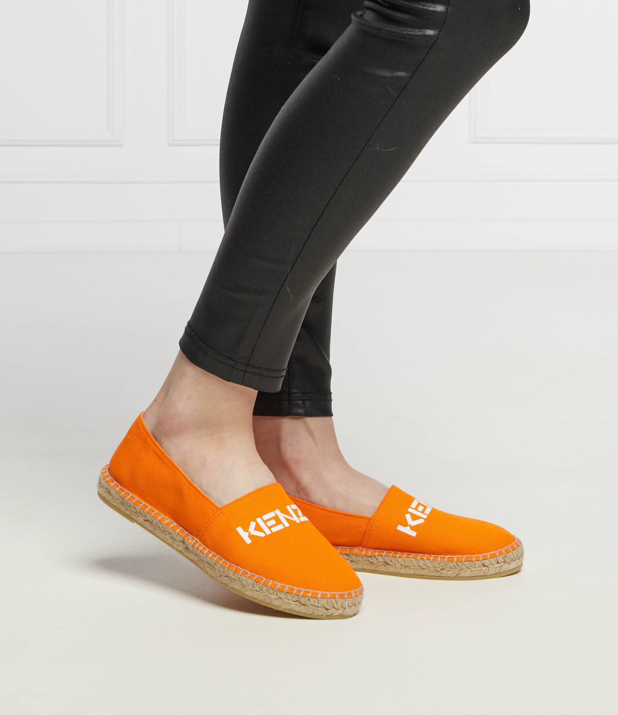 Kenzo Espadrile cu adaos de piele
