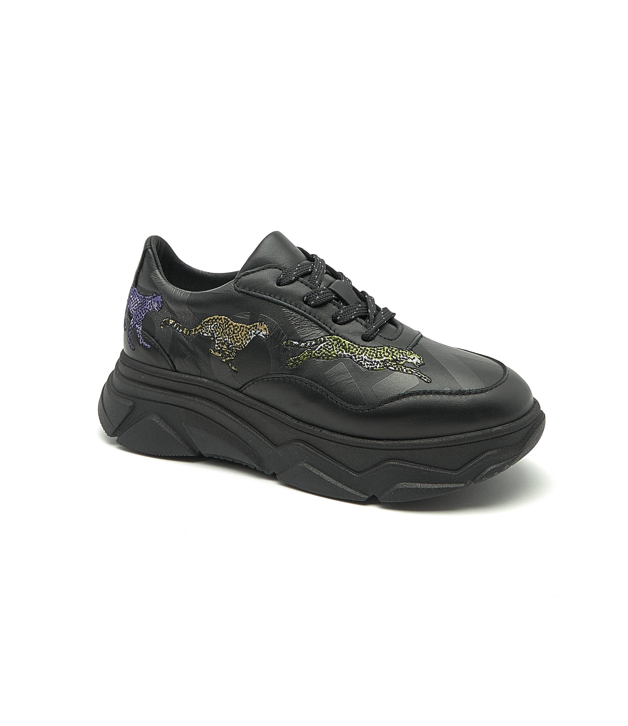 Kenzo Kids De piele sneakers