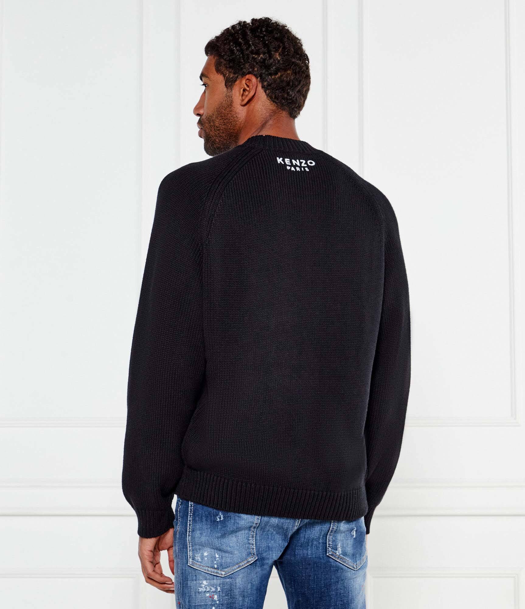 Kenzo Pulover Boke Flower | Relaxed fit cu adaos de lână