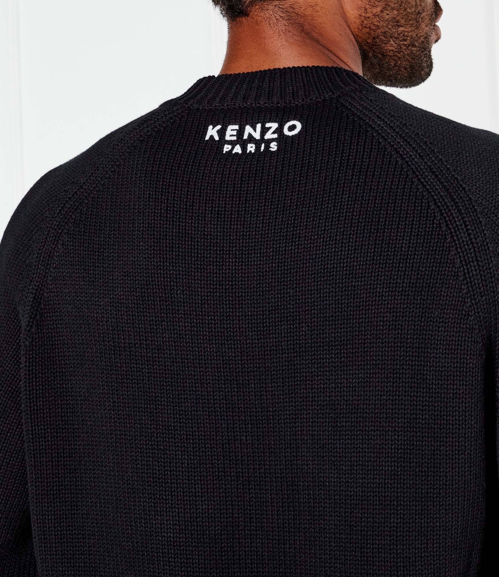 Kenzo Pulover Boke Flower | Relaxed fit cu adaos de lână