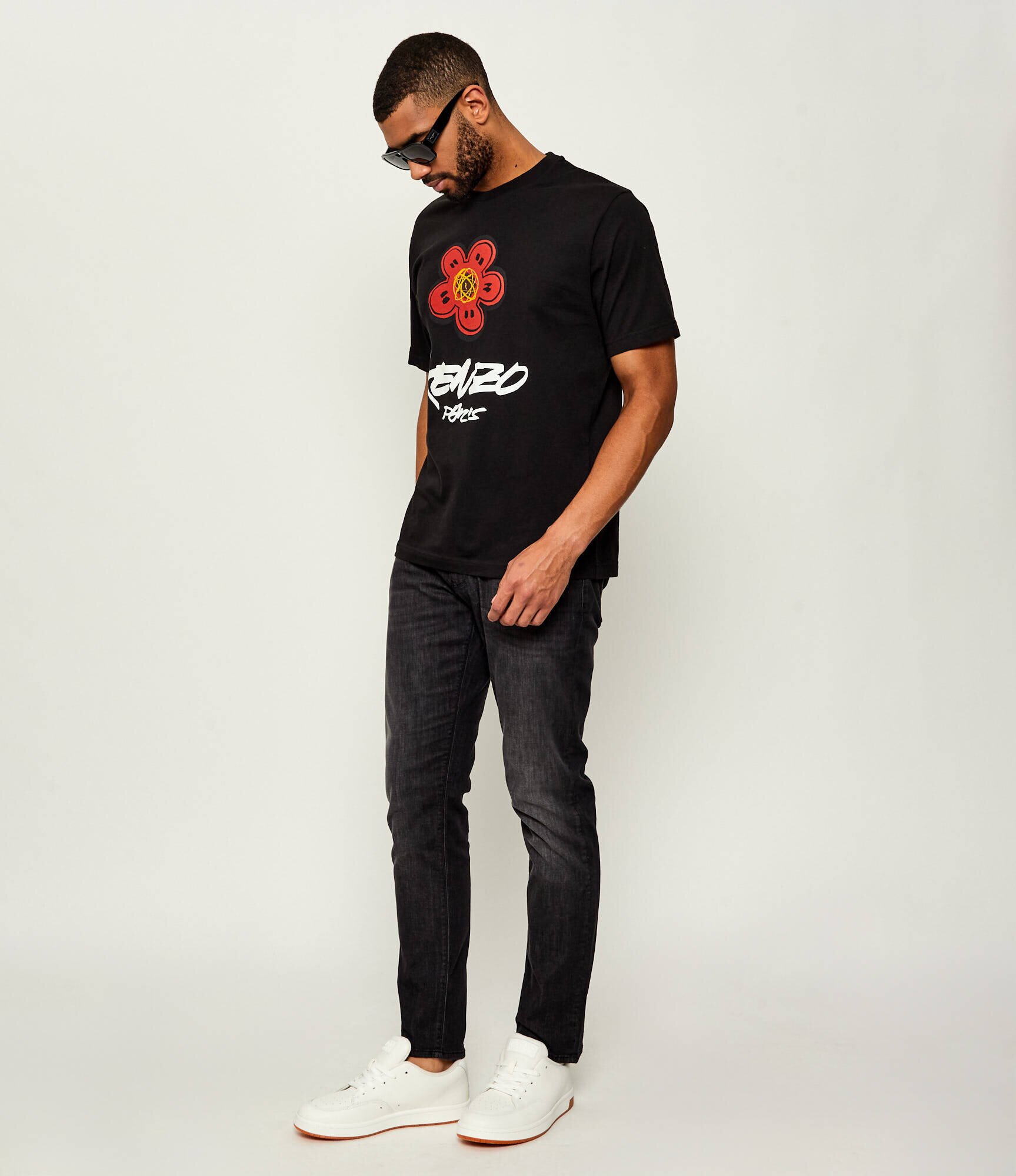 Kenzo Teniși din piele Dome Low
