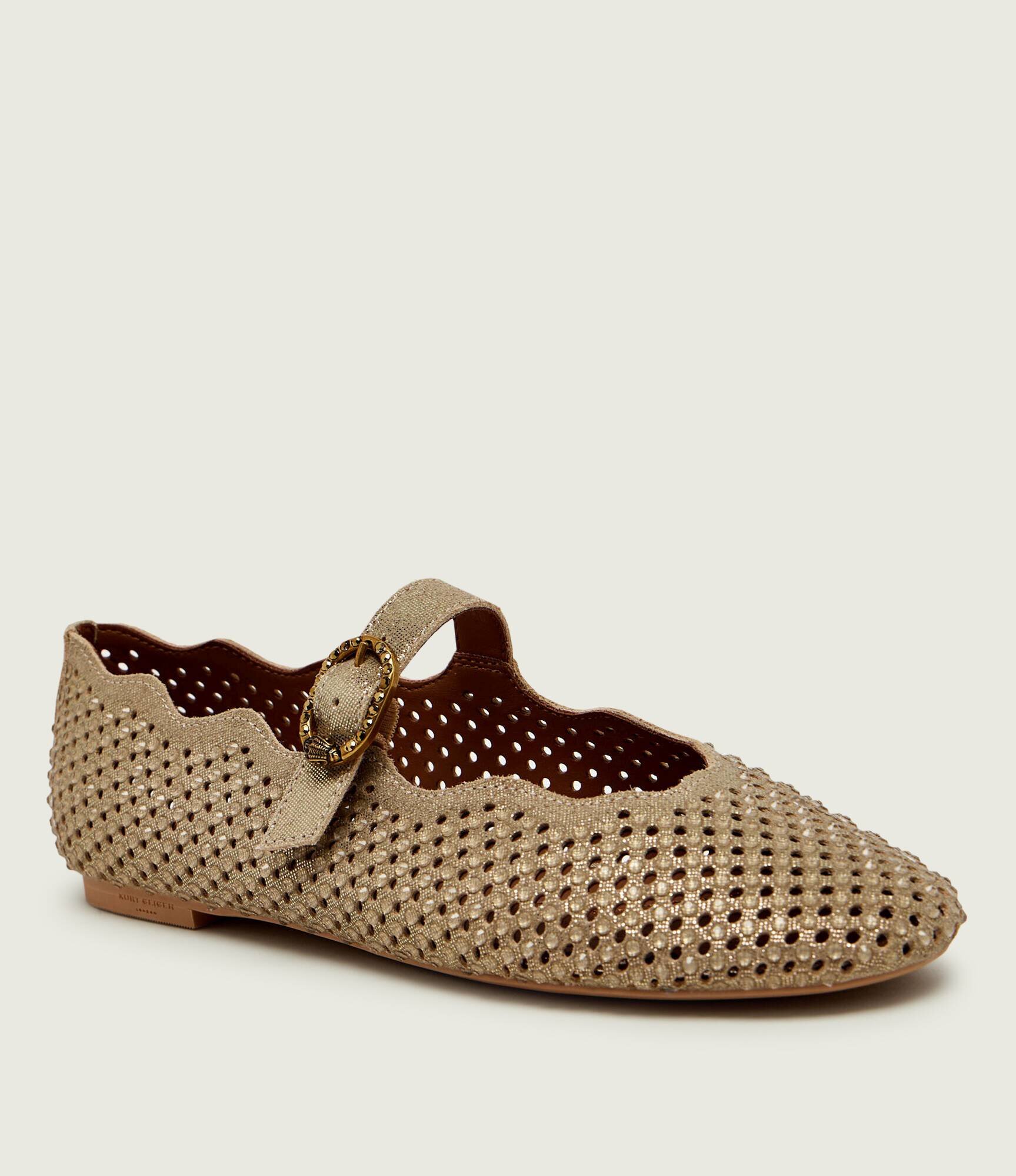 Kurt Geiger Balerini Wavy Mayfair Mary Jane | piele întoarsă