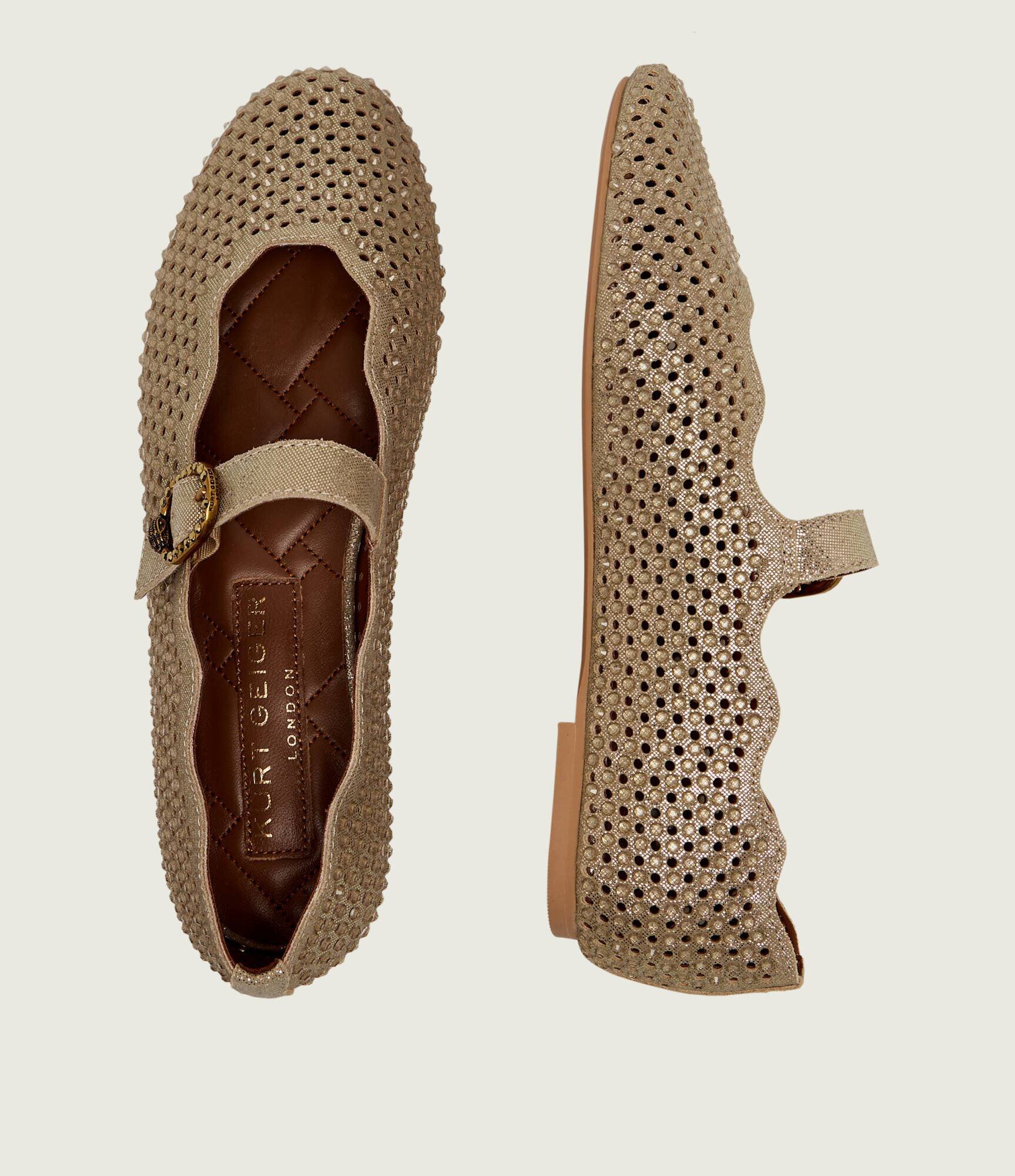 Kurt Geiger Balerini Wavy Mayfair Mary Jane | piele întoarsă