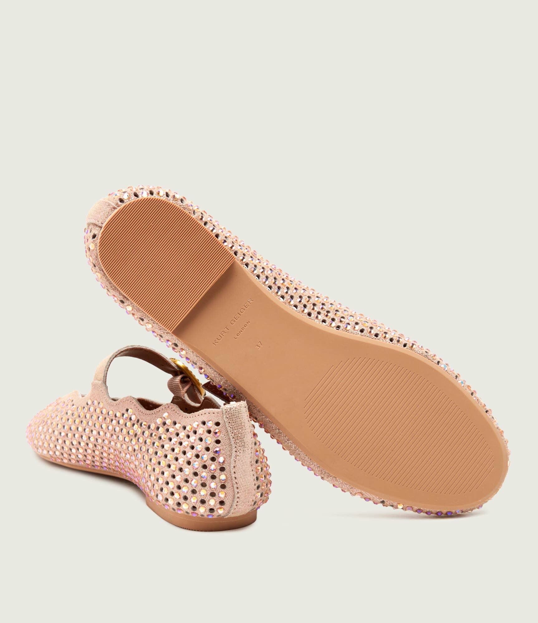 Kurt Geiger Balerini Wavy Mayfair Mary Jane | piele întoarsă