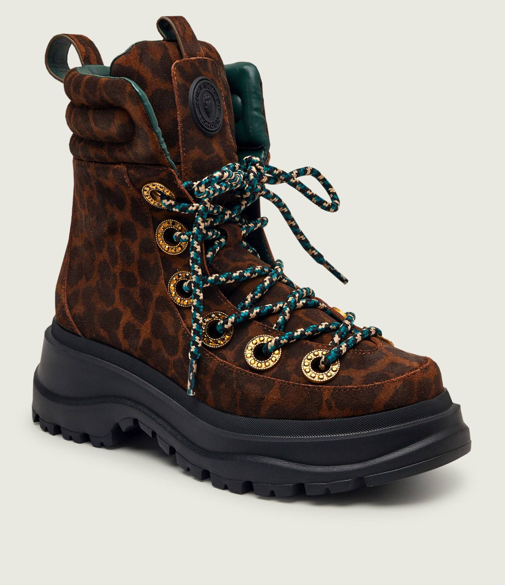 Kurt Geiger Botine cu platformă KENSINGTON HIKER | piele întoarsă