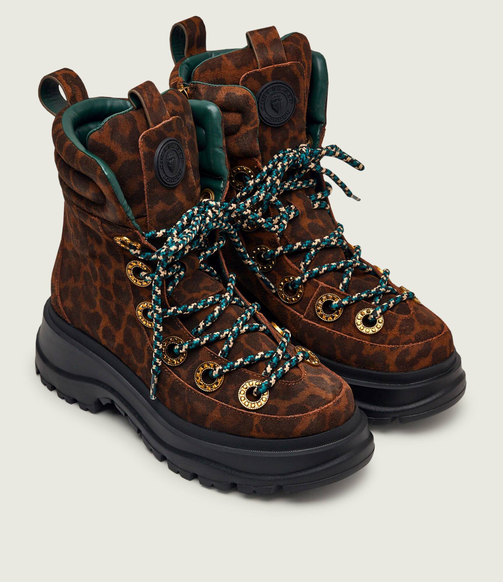 Kurt Geiger Botine cu platformă KENSINGTON HIKER | piele întoarsă