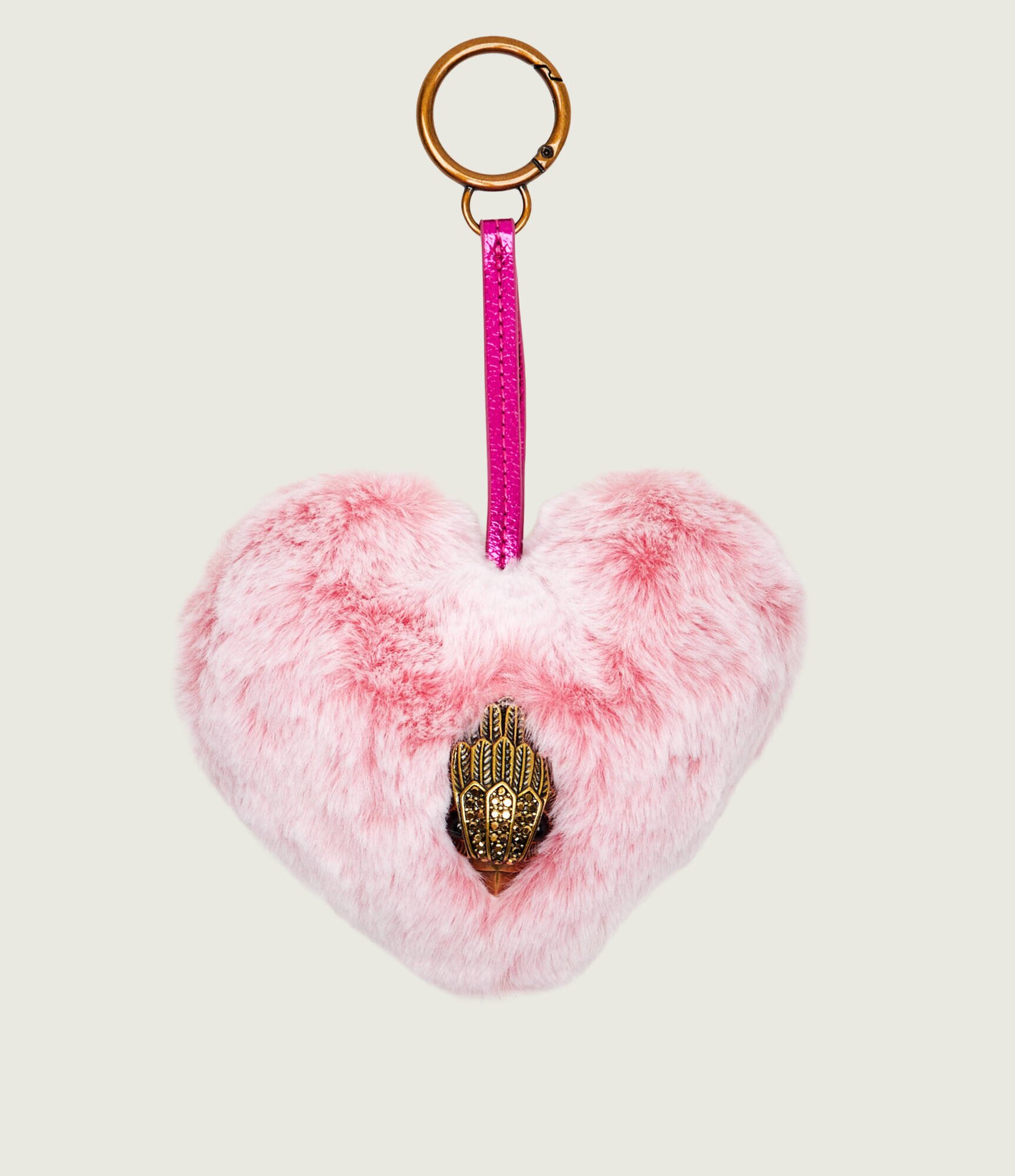 Kurt Geiger Breloc Heart F Fur Charm | shearling