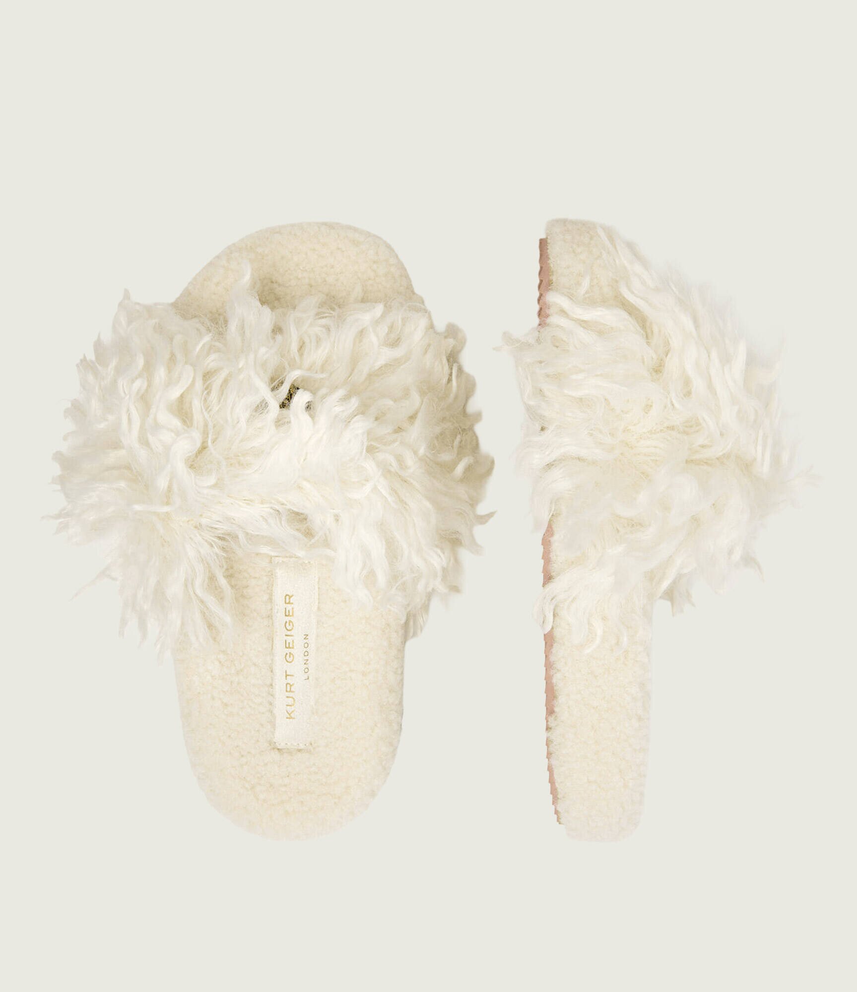 Kurt Geiger Căptușite papuci de casă Meena Eagle | shearling