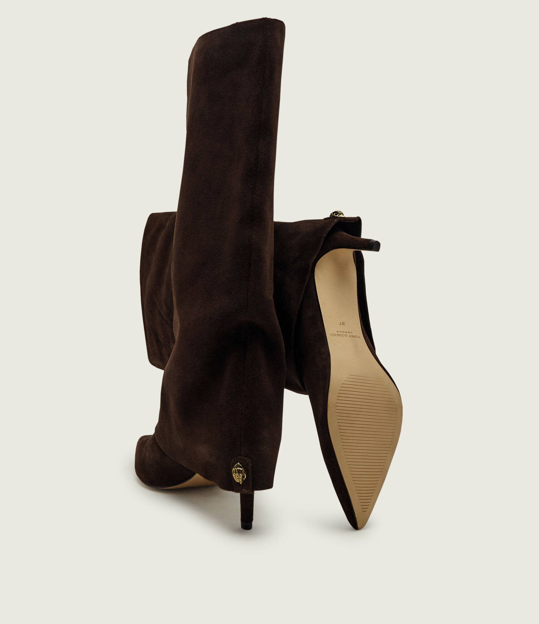 Kurt Geiger Cizme cu toc subțire Mansion | piele întoarsă