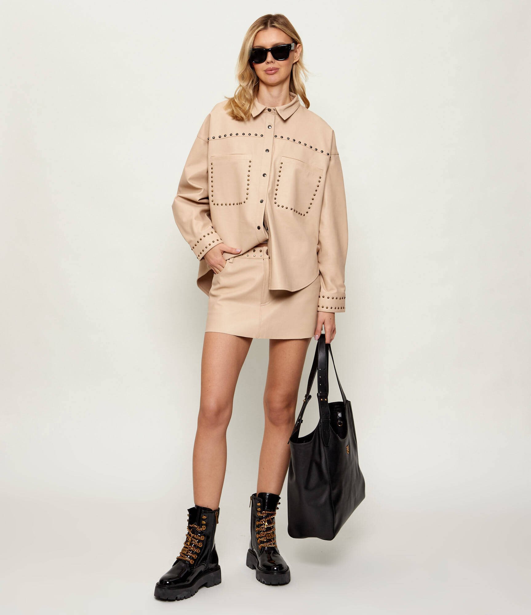 Kurt Geiger De piele botine cu platformă MATILDA