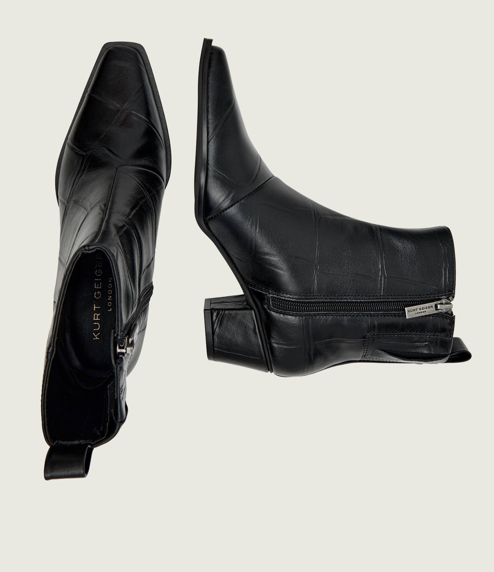 Kurt Geiger De piele cizme cowboy MINI EAGLE