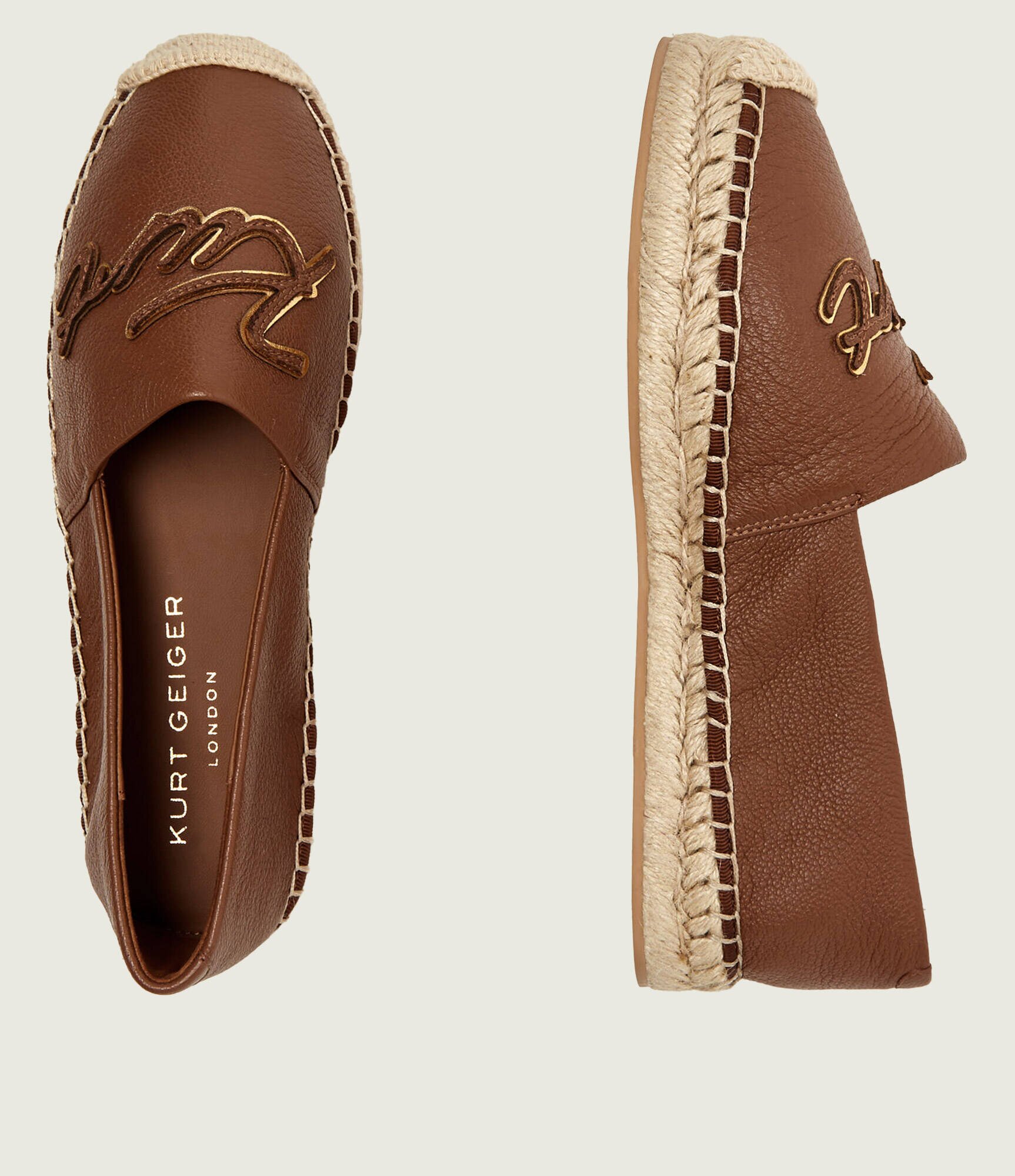 Kurt Geiger De piele espadrile KURT