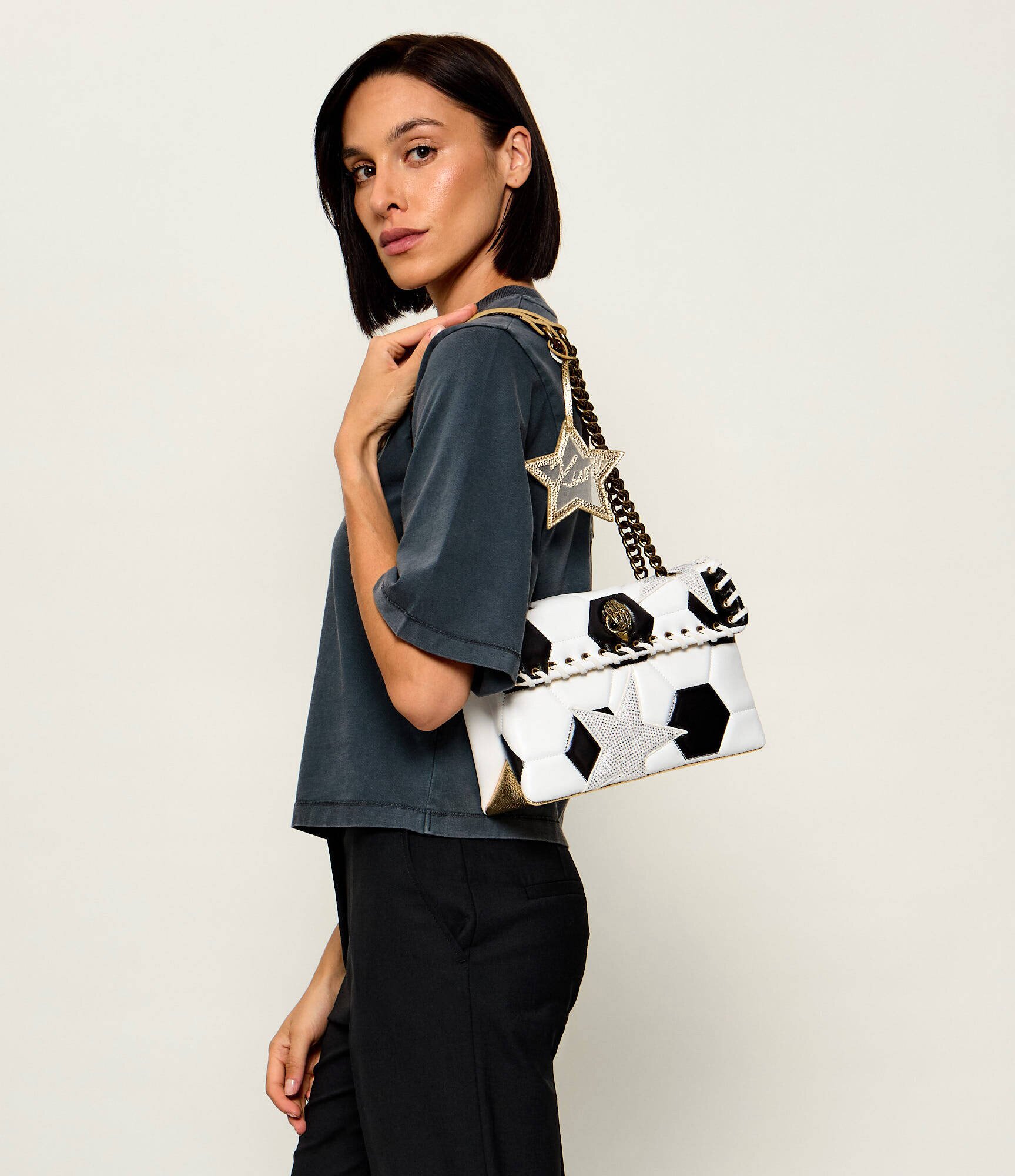 Kurt Geiger De piele geantă pe umăr Kensington Footy