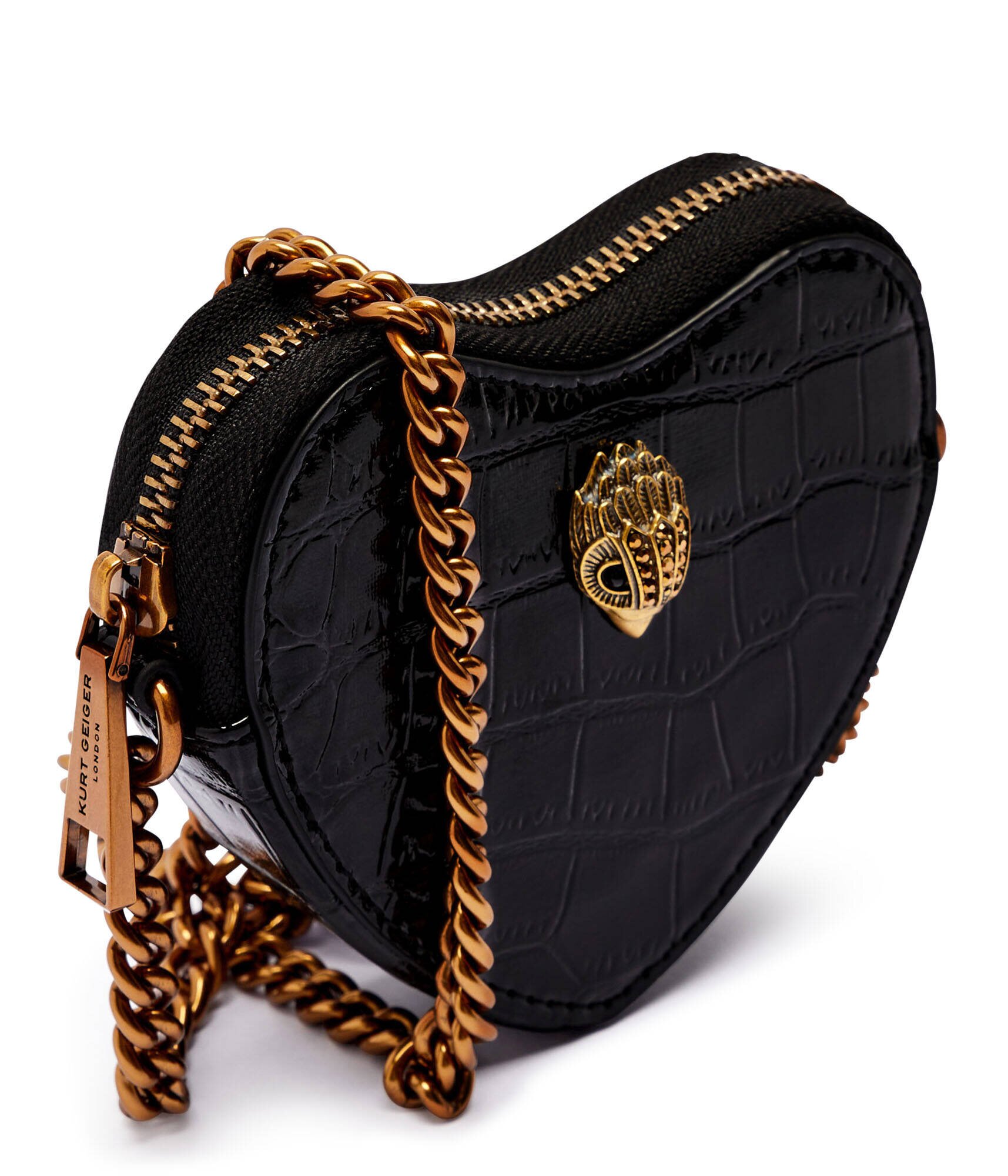 Kurt Geiger De piele geantă pe umăr MICRO HEART
