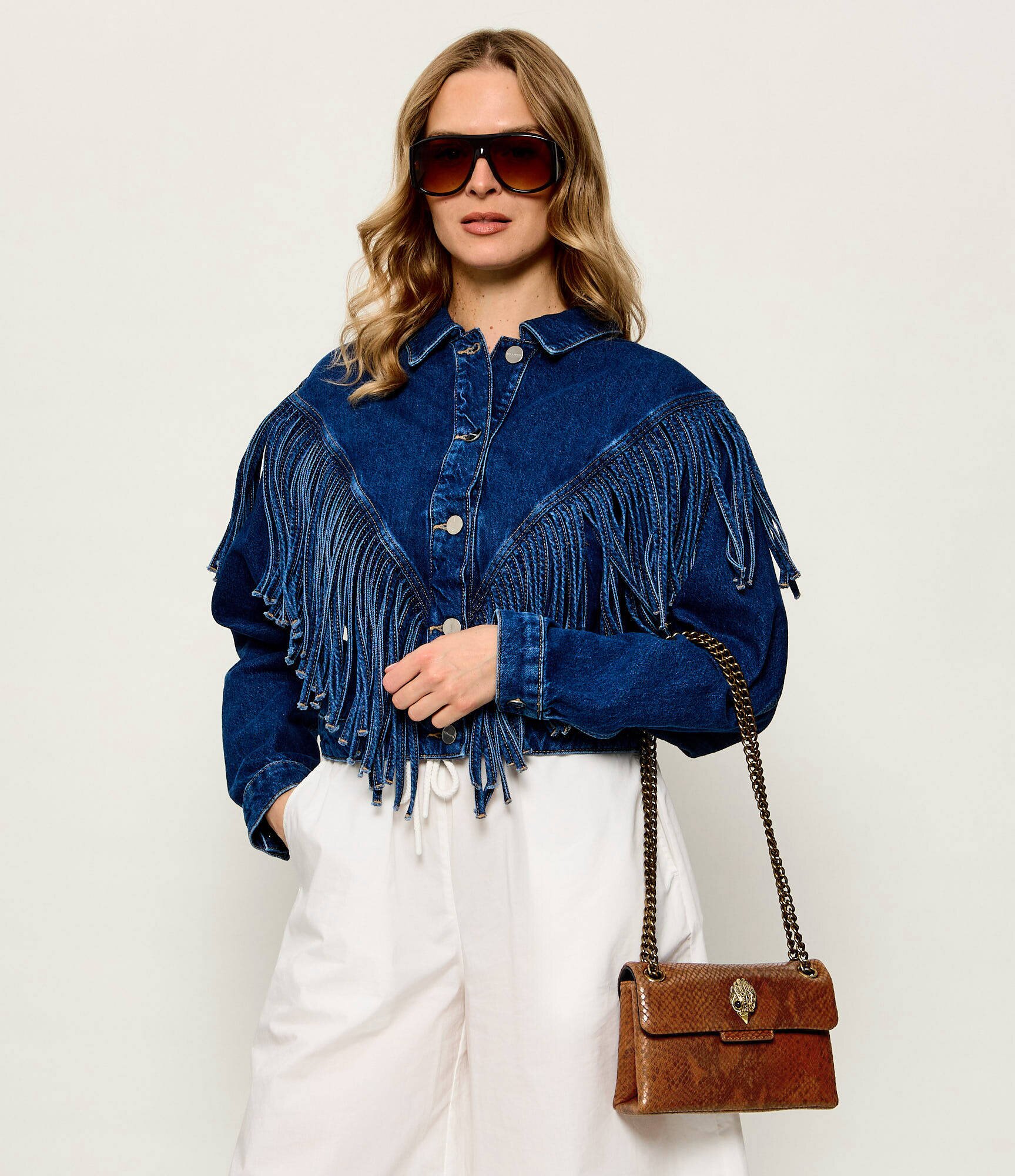 Kurt Geiger De piele geantă pe umăr Mini Kensington