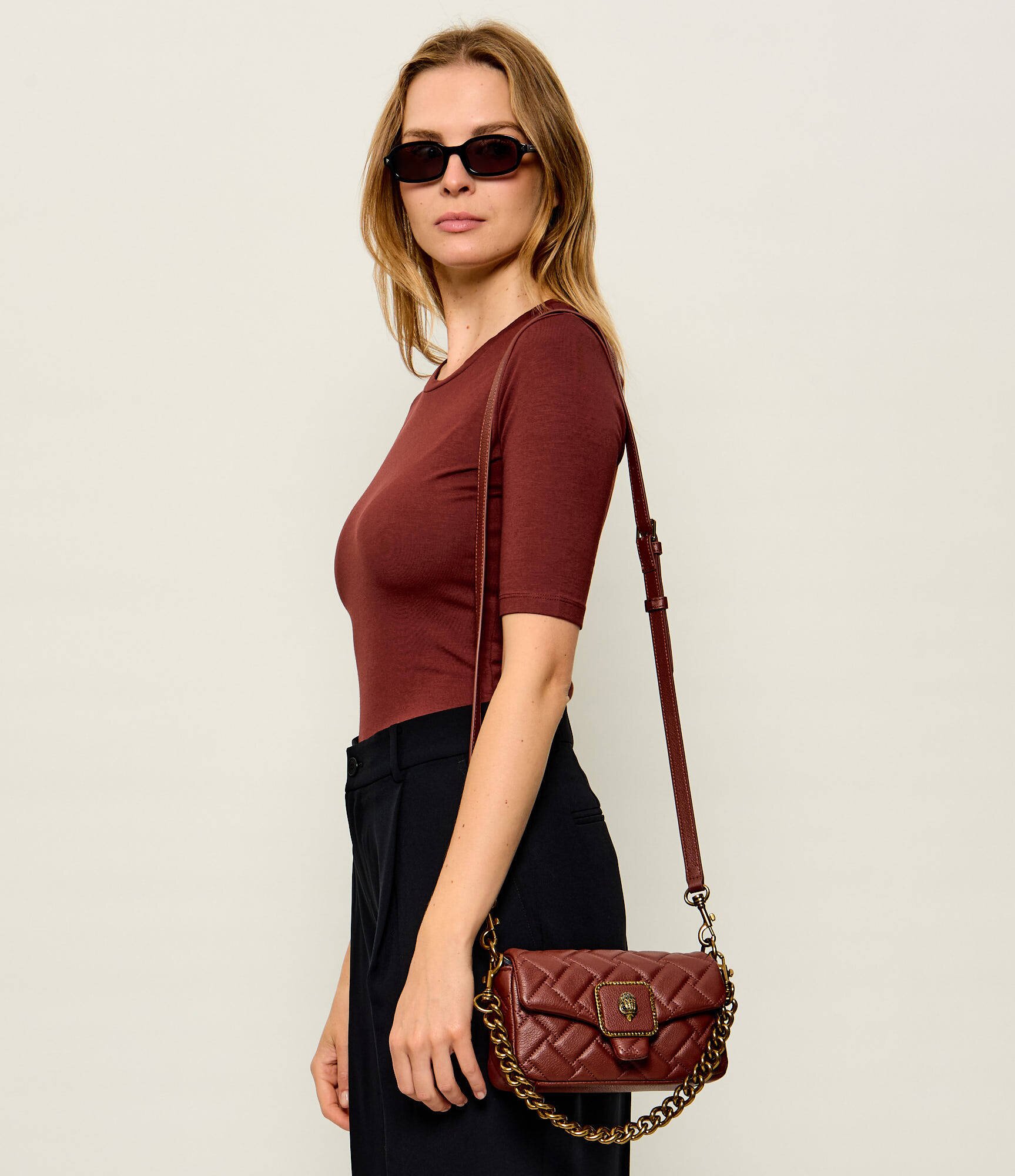 Kurt Geiger De piele geantă pe umăr Mini Pimlico
