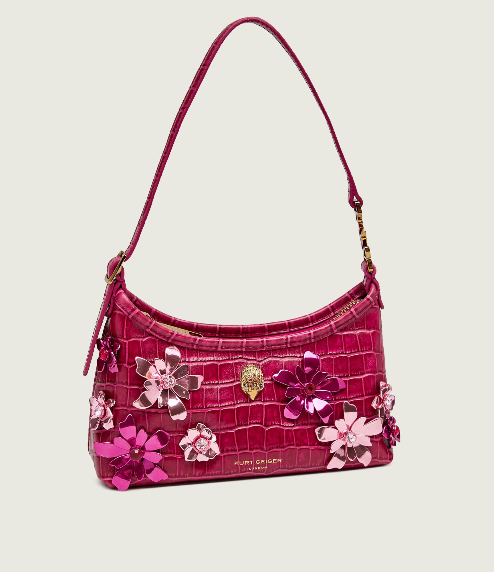 Kurt Geiger De piele geantă pe umăr Sling Flowers