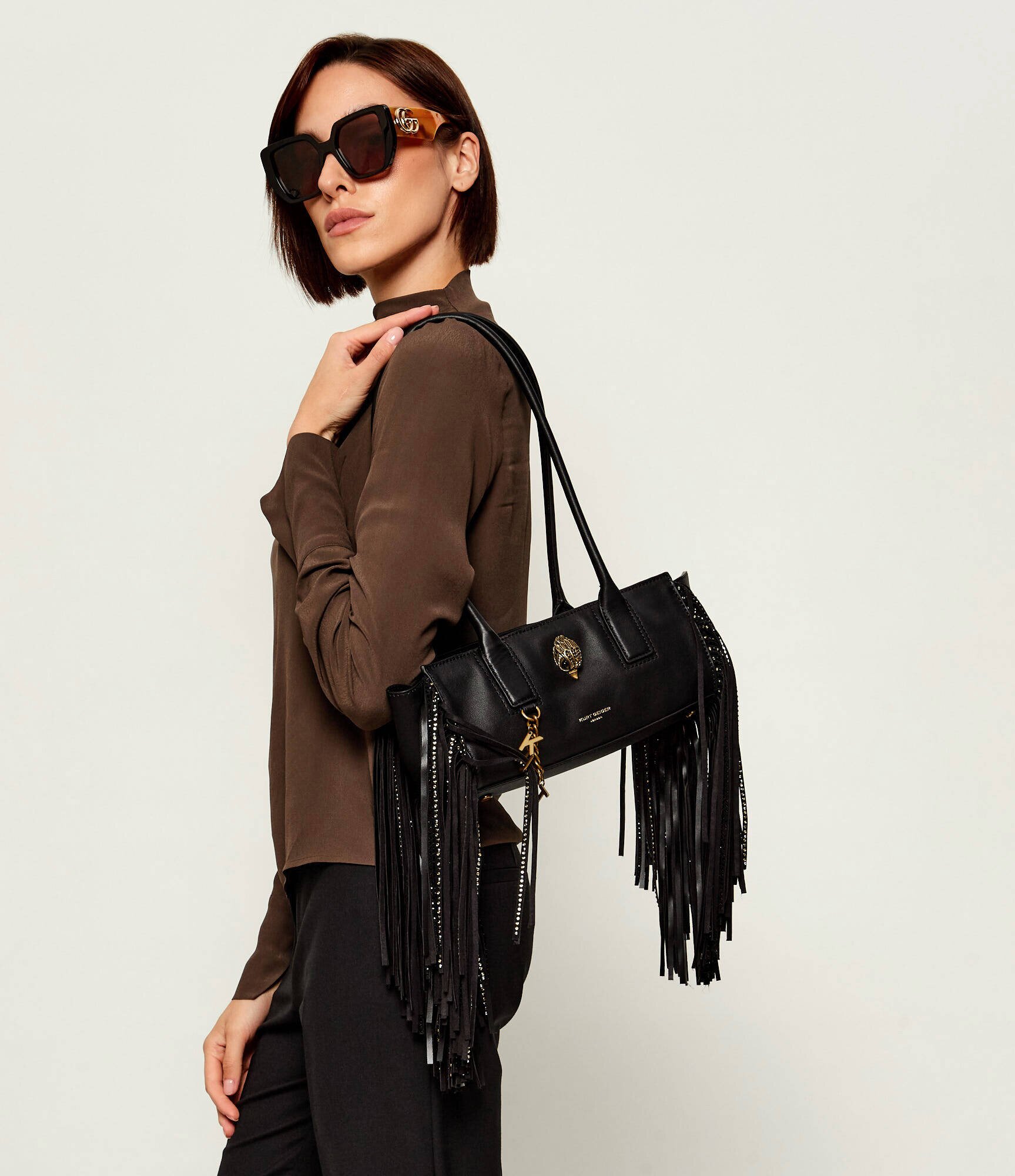Kurt Geiger De piele geantă pe umăr Sloane