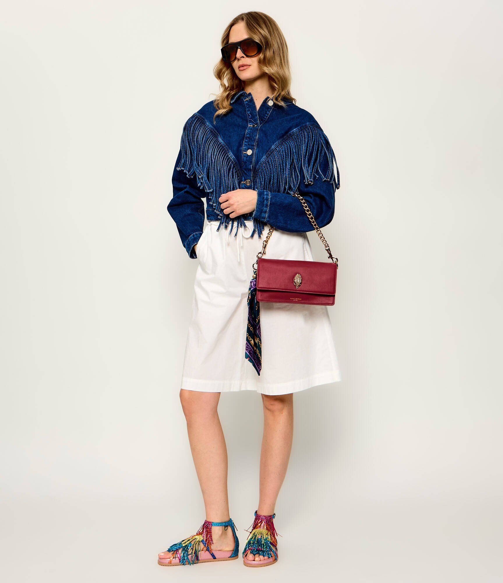 Kurt Geiger De piele geantă pe umăr Sloane