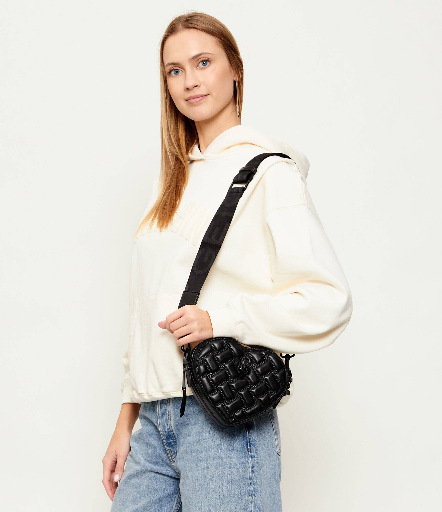 Kurt Geiger De piele geantă poștaș KENSINGTON HEART