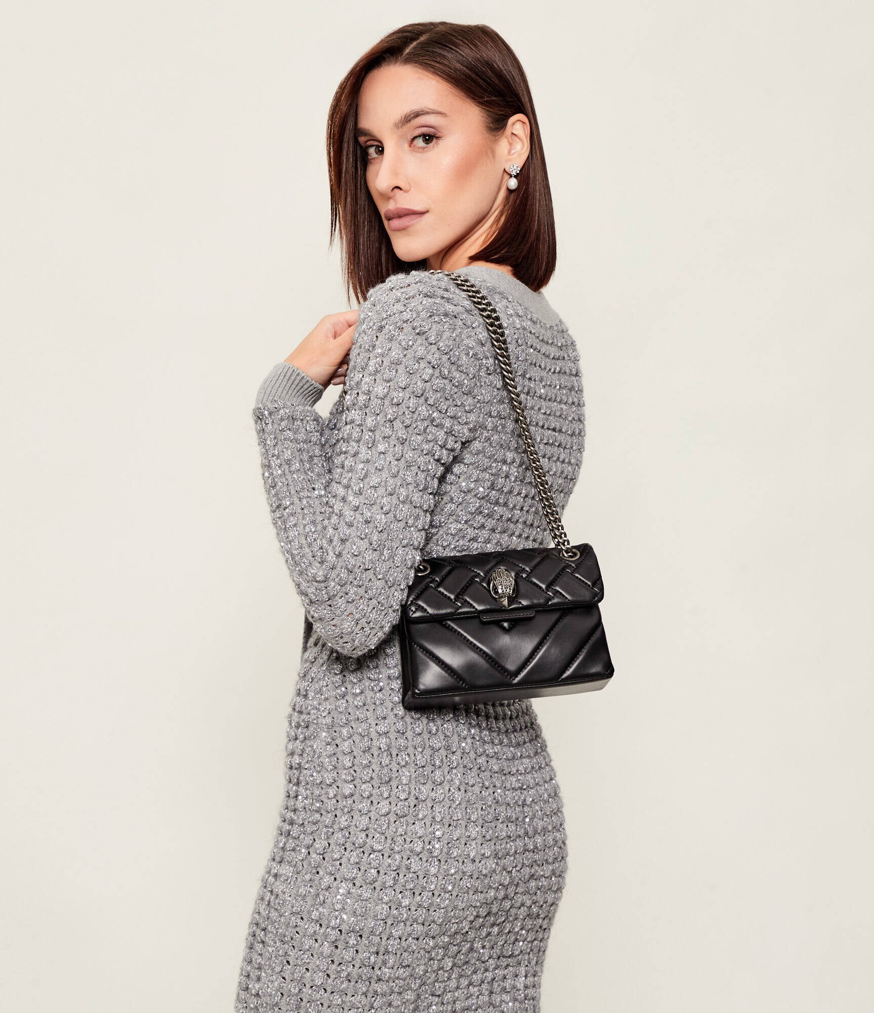 Kurt Geiger De piele geantă poștaș MINI KENSINGTON
