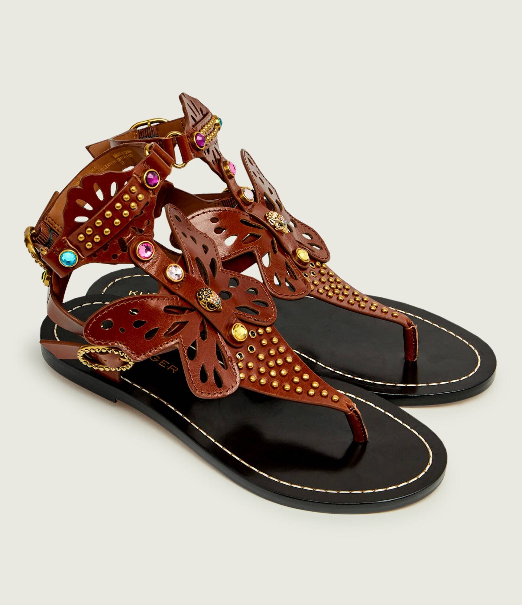 Kurt Geiger De piele sandale BOHO BUTTERFLY