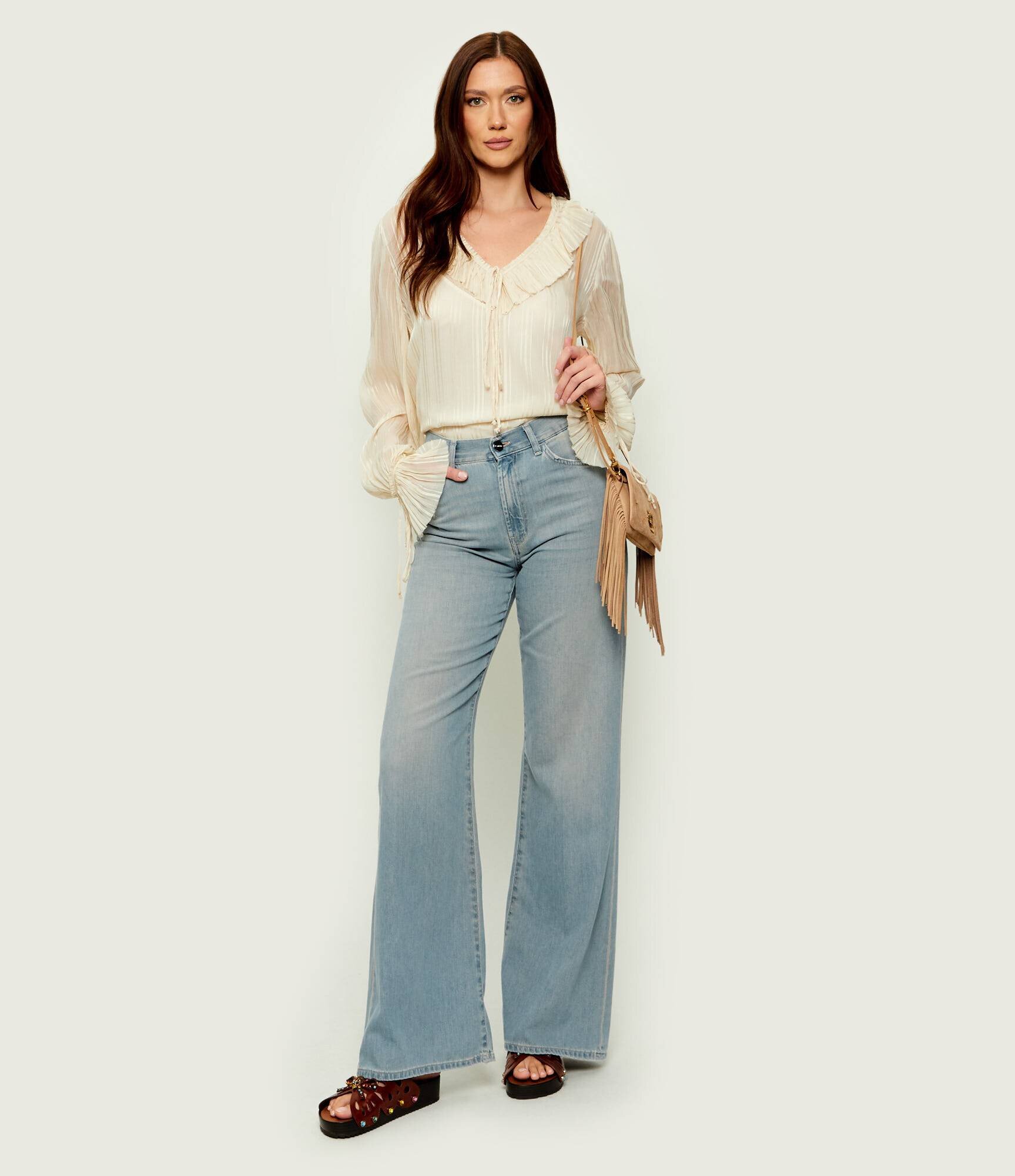 Kurt Geiger De piele șlapi BOHO BUTTERFLY