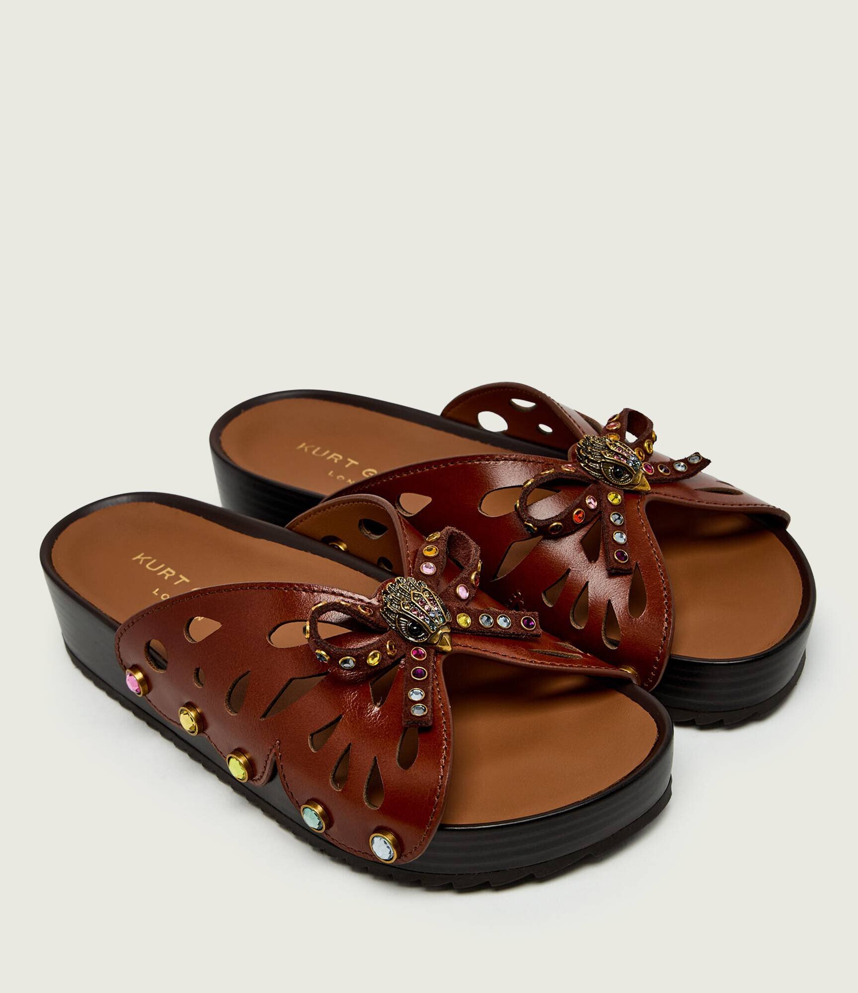 Kurt Geiger De piele șlapi BOHO BUTTERFLY