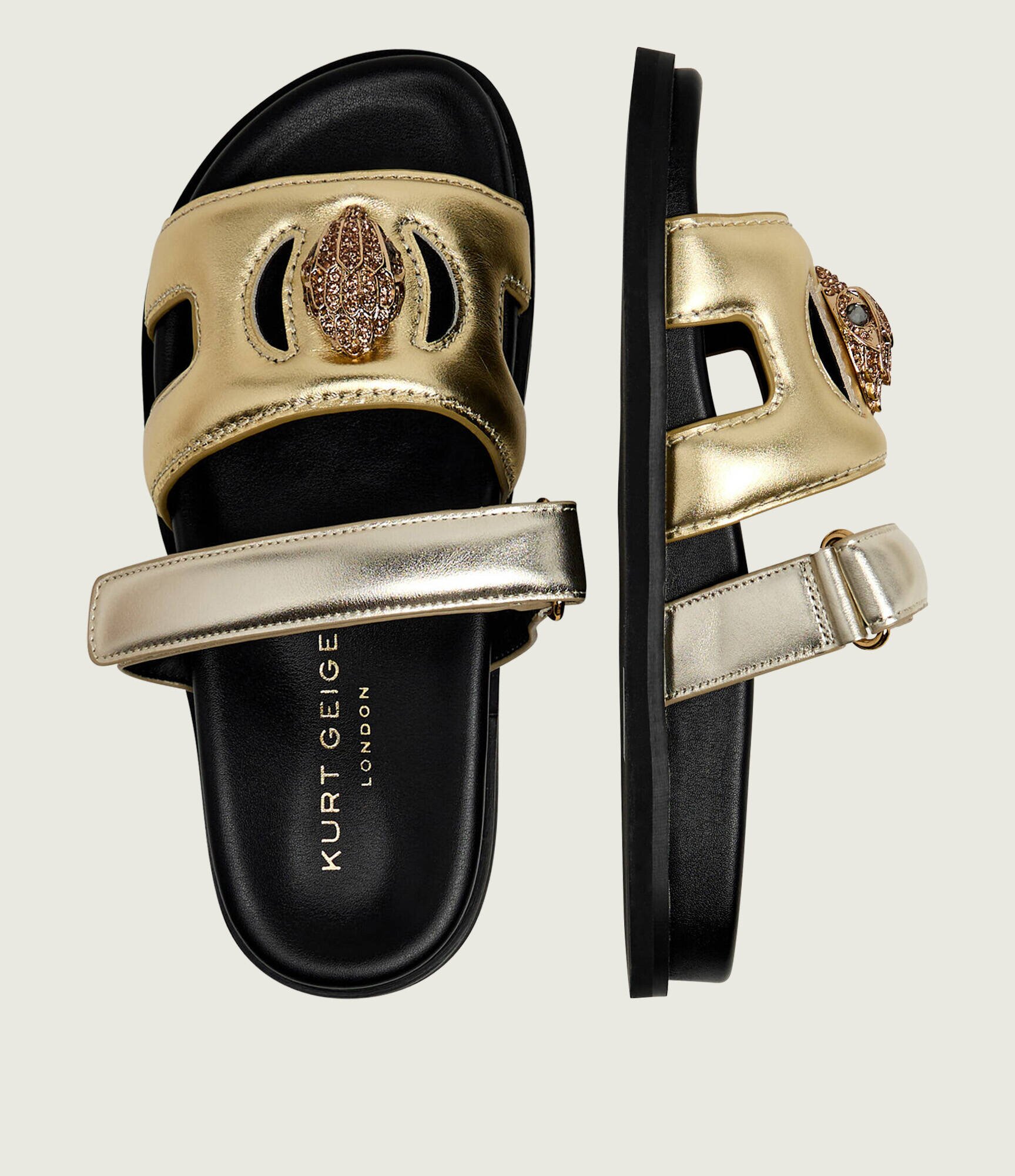 Kurt Geiger De piele șlapi EAGLE CUT OUT