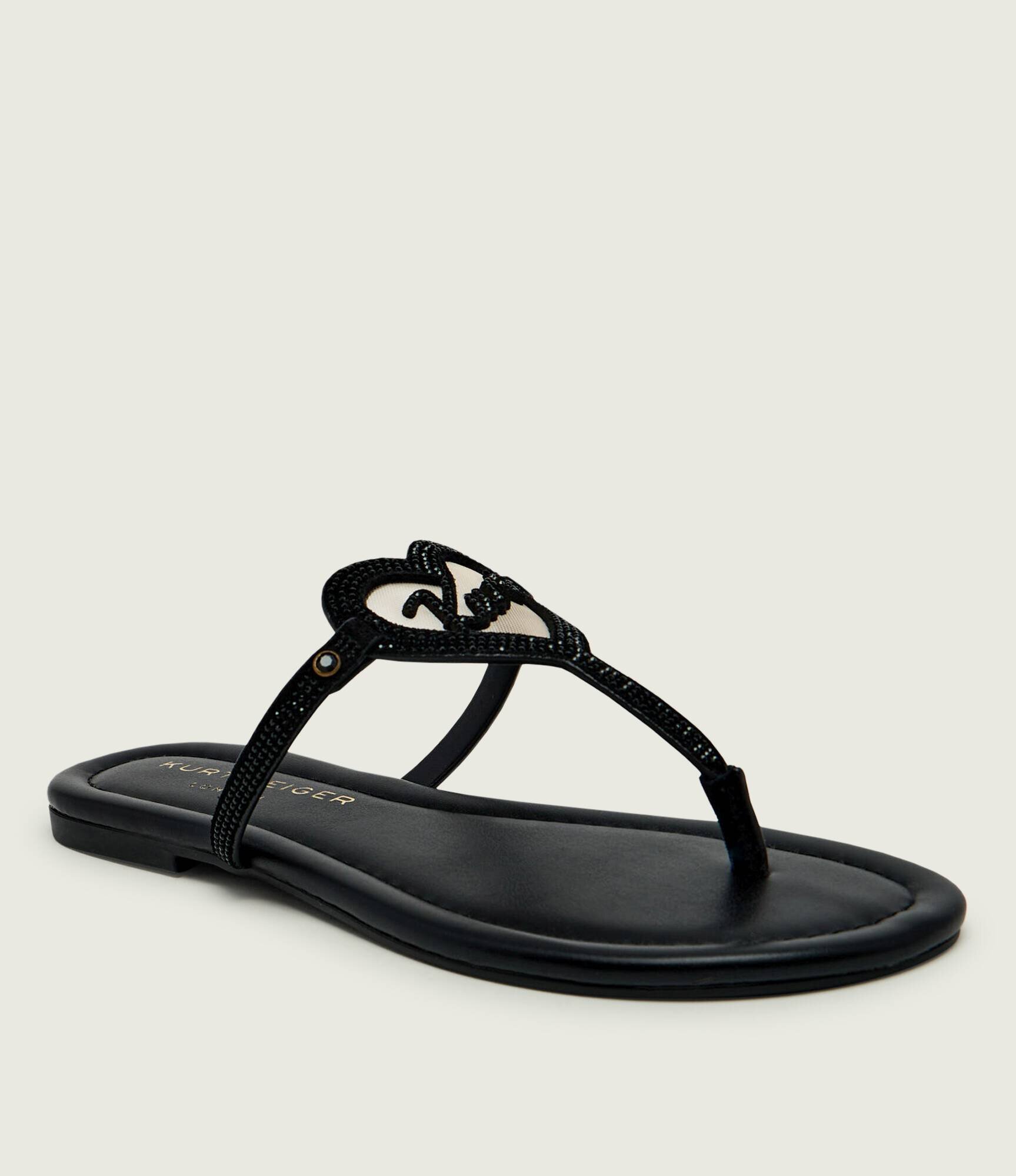 Kurt Geiger Flip flops KURT HEART T-BAR | piele întoarsă