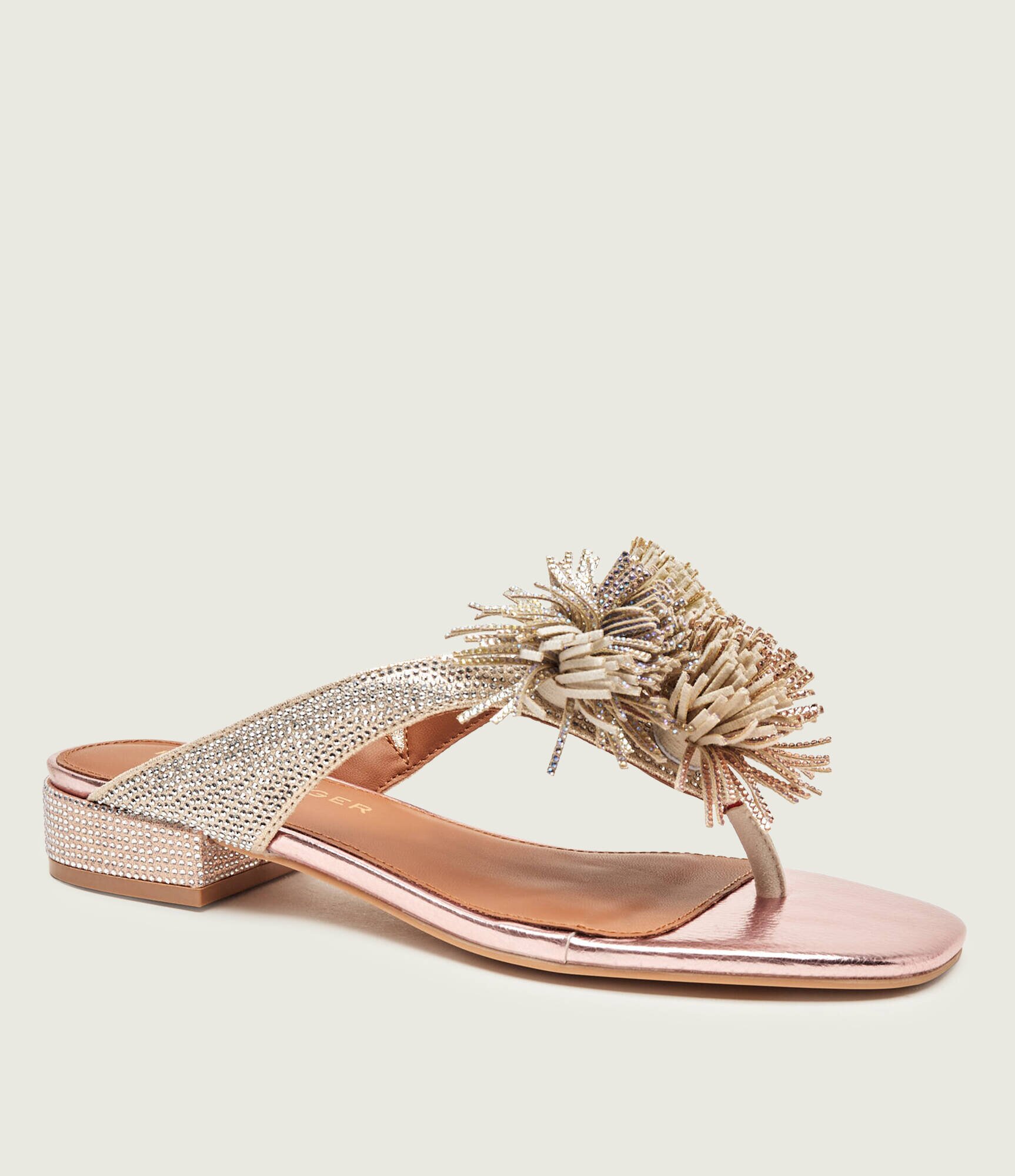 Kurt Geiger Flip flops POM POM T-BAR